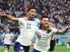 England vs Iran LIVE: World Cup 2022 latest score and updates as Bukayo Saka and Raheem Sterling add to lead