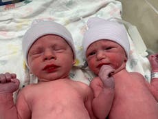 Parents welcome twins from embryos frozen in 1992 