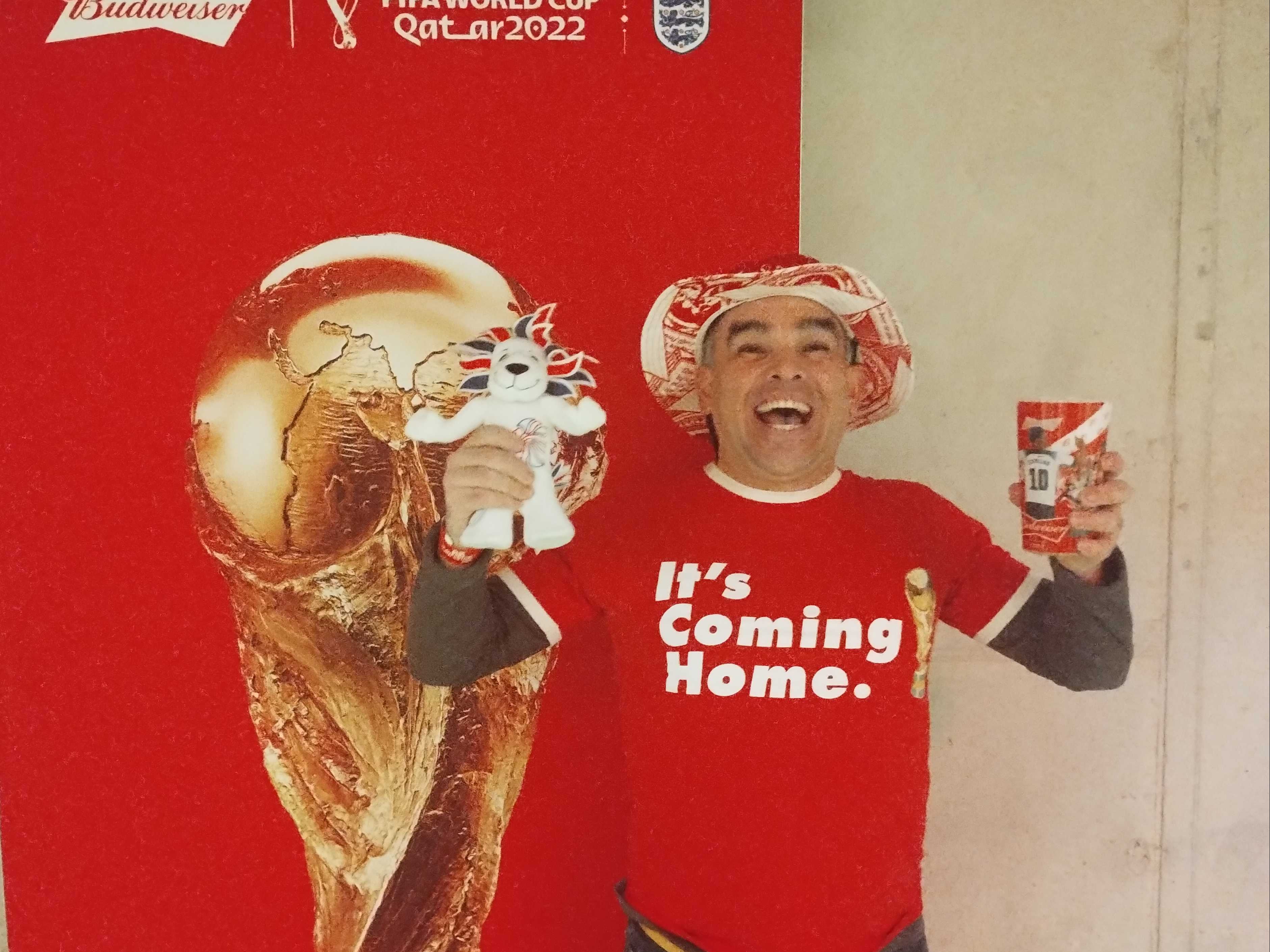 England fan Iker Verduzco says he wanted to take the whole month off work for the World Cup