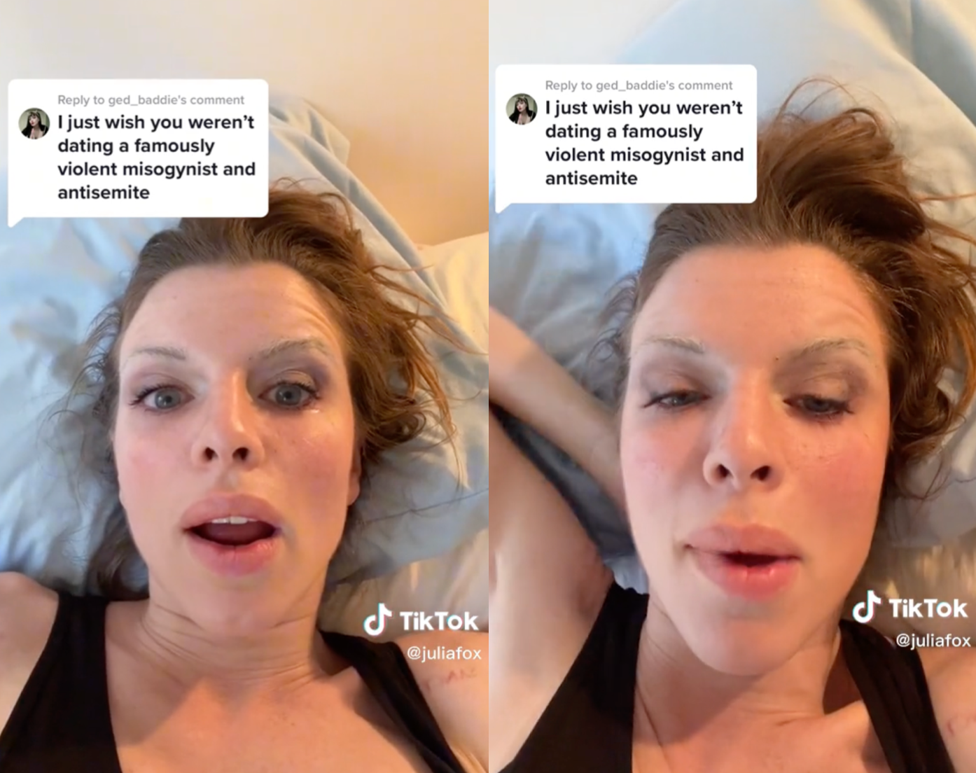 Julia Fox says she dated Kanye West to ‘get him off’ Kim Kardashian’s ‘case’