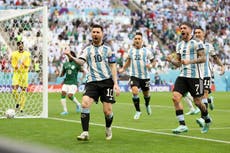 Argentina vs Saudi Arabia LIVE: World Cup 2022 latest score and updates as Argentina have three goals disallowed after Messi penalty