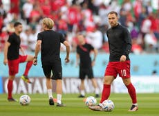 Denmark vs Tunisia LIVE: World Cup 2022 team news and line-ups as Christian Eriksen makes emotional return