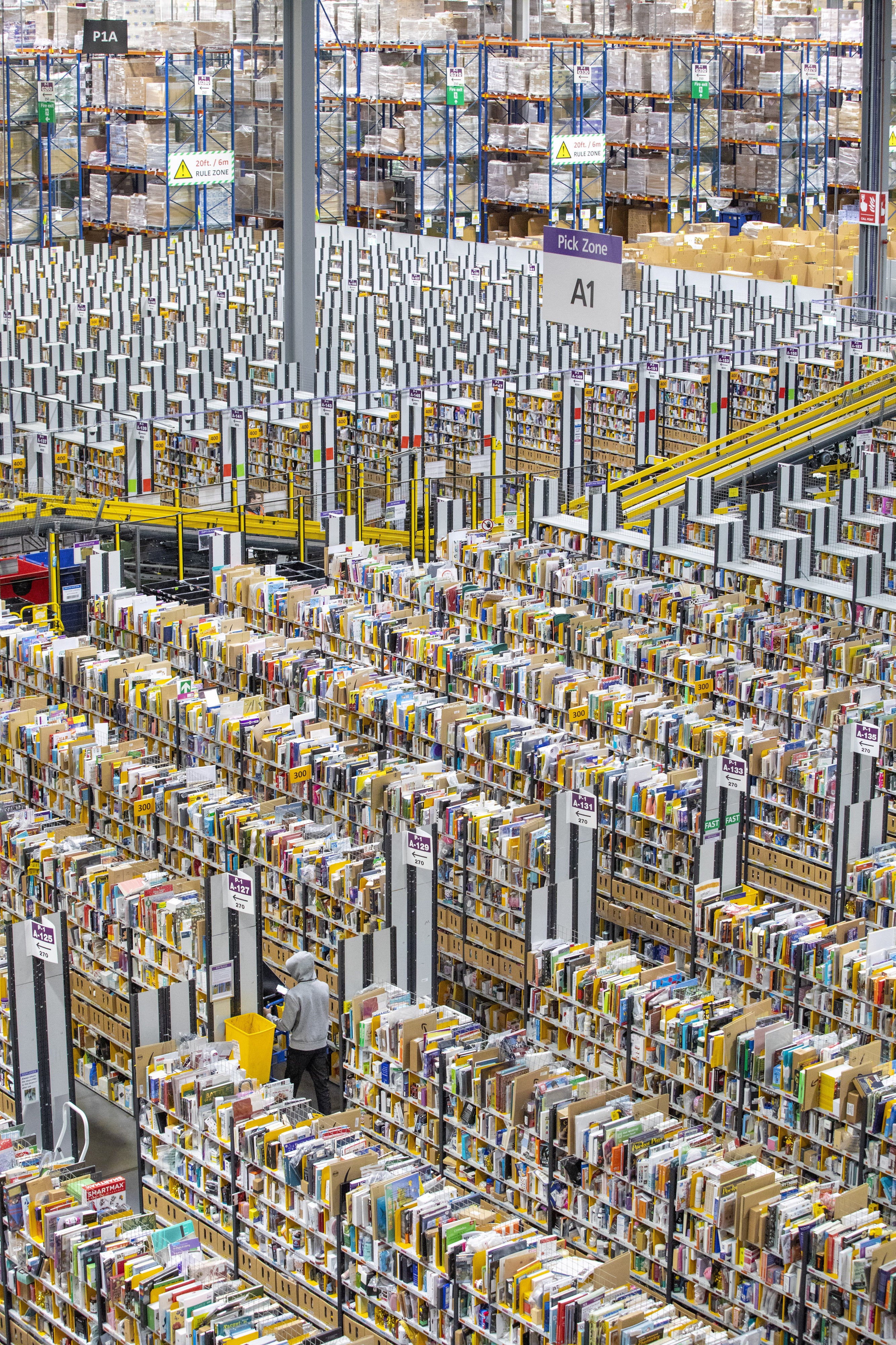 The Amazon fulfilment centre in Dunfermline, Scotland