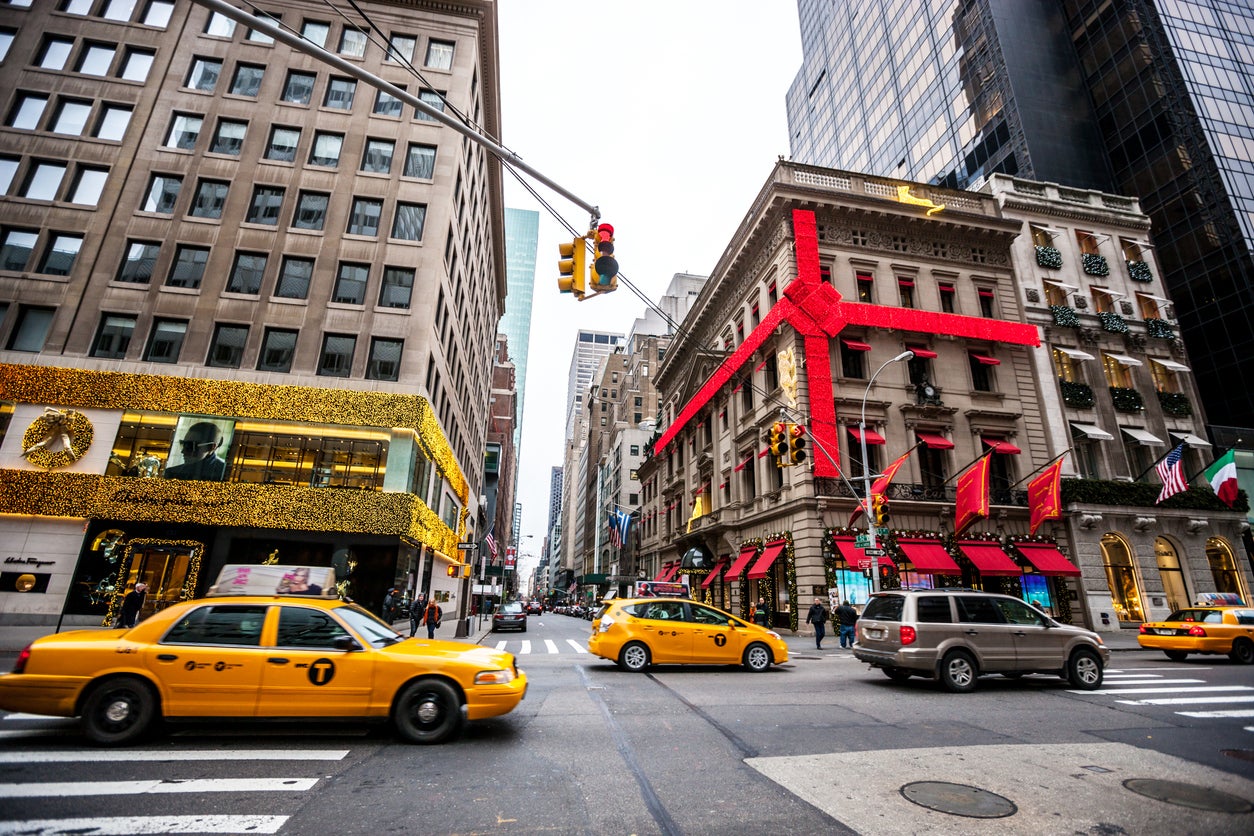 Fifth Avenue’s department store decorations are a highlight