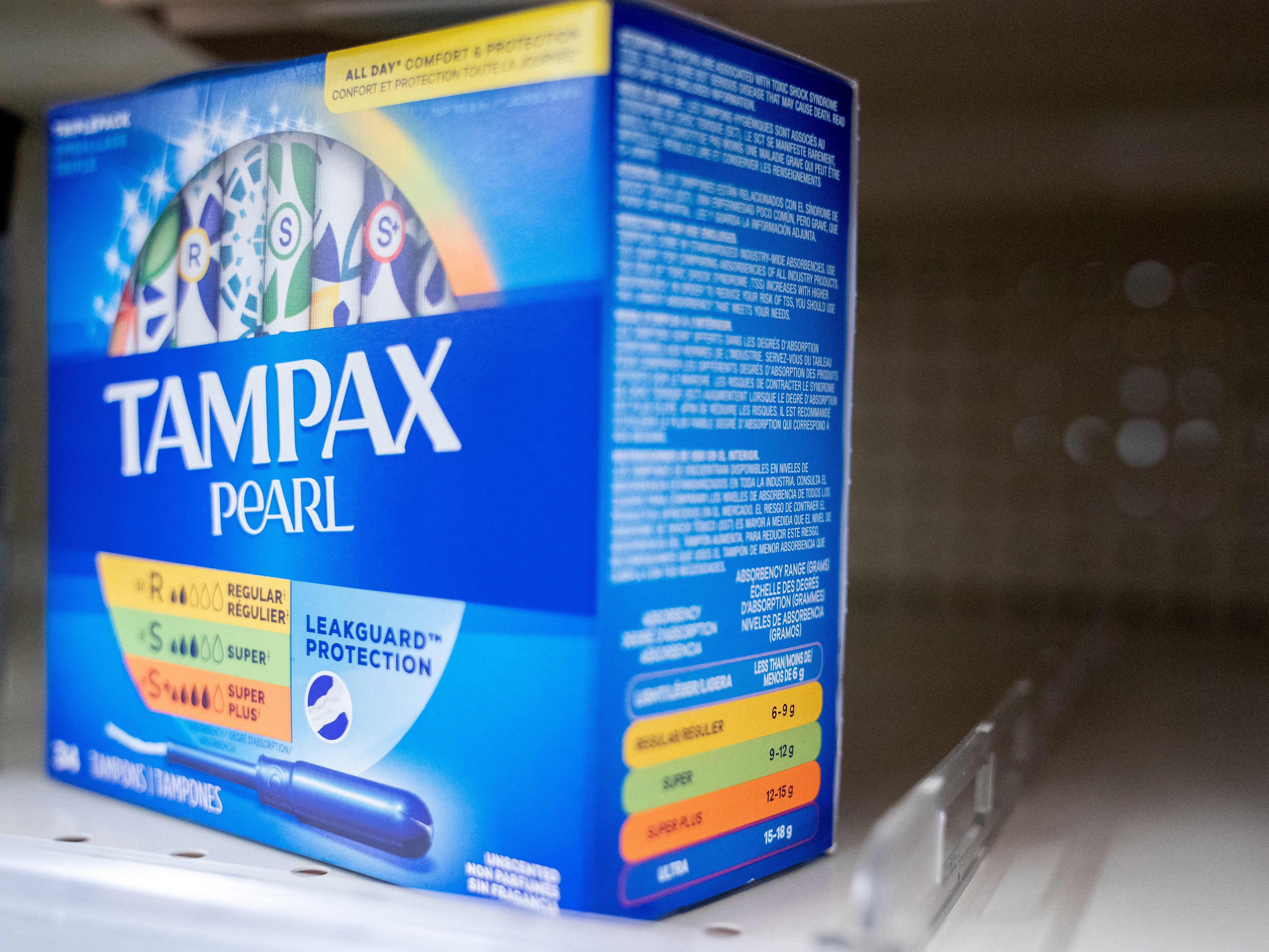 P&G makes a range of household brands, including Tampax