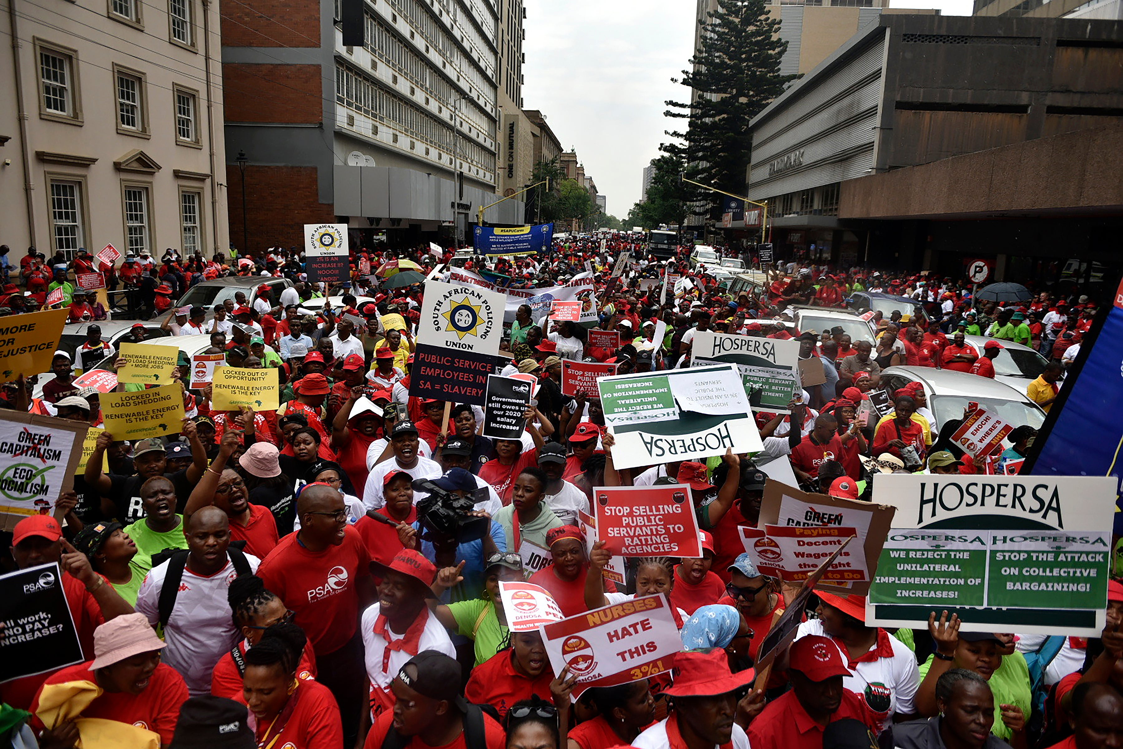 South Africa Strike