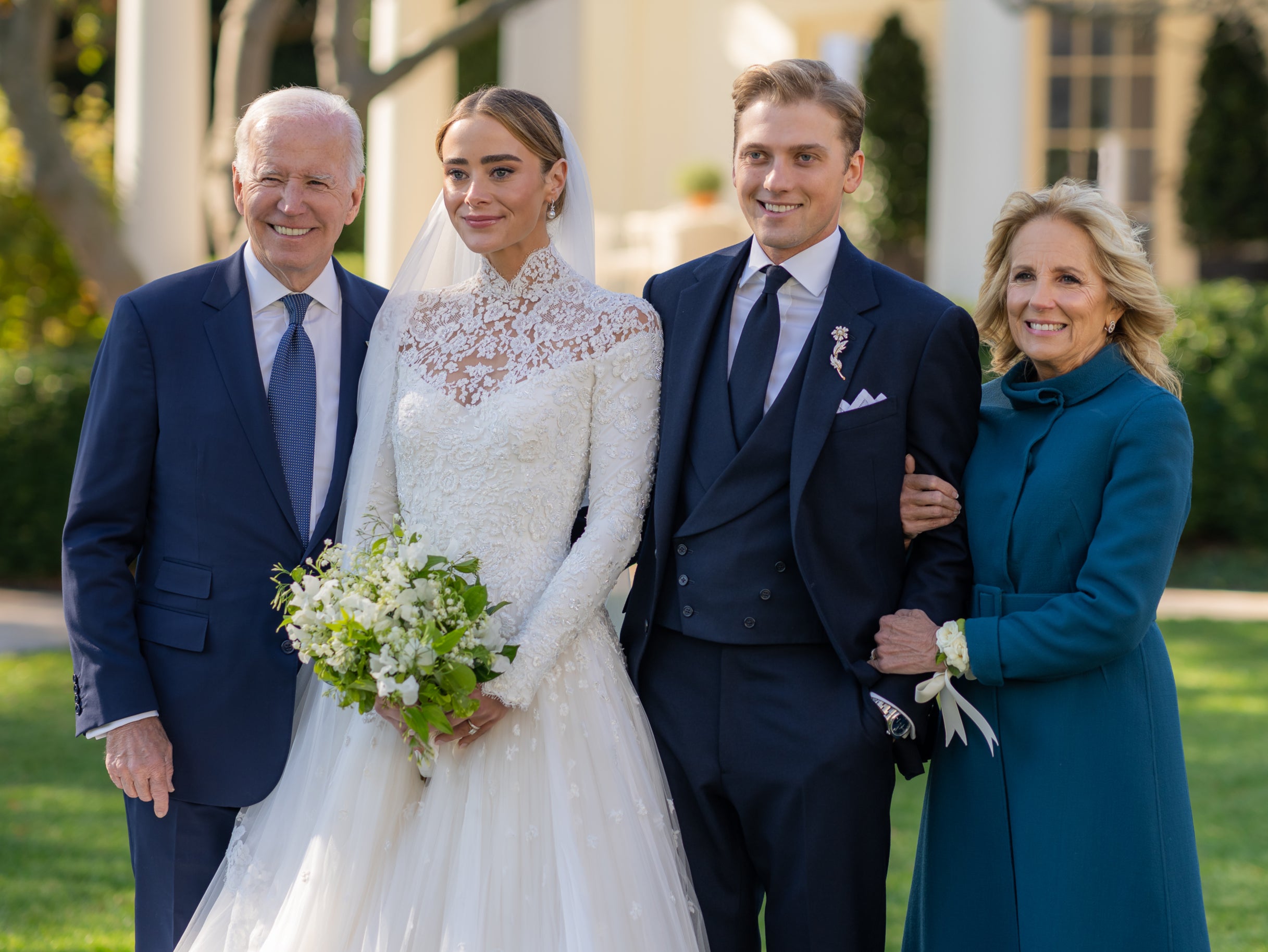 Naomi Biden married Peter Neal on the White House South Lawn on November 22 2022