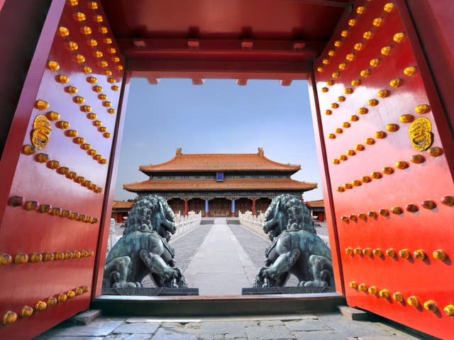 <p>The forbidden city in Beijing</p>