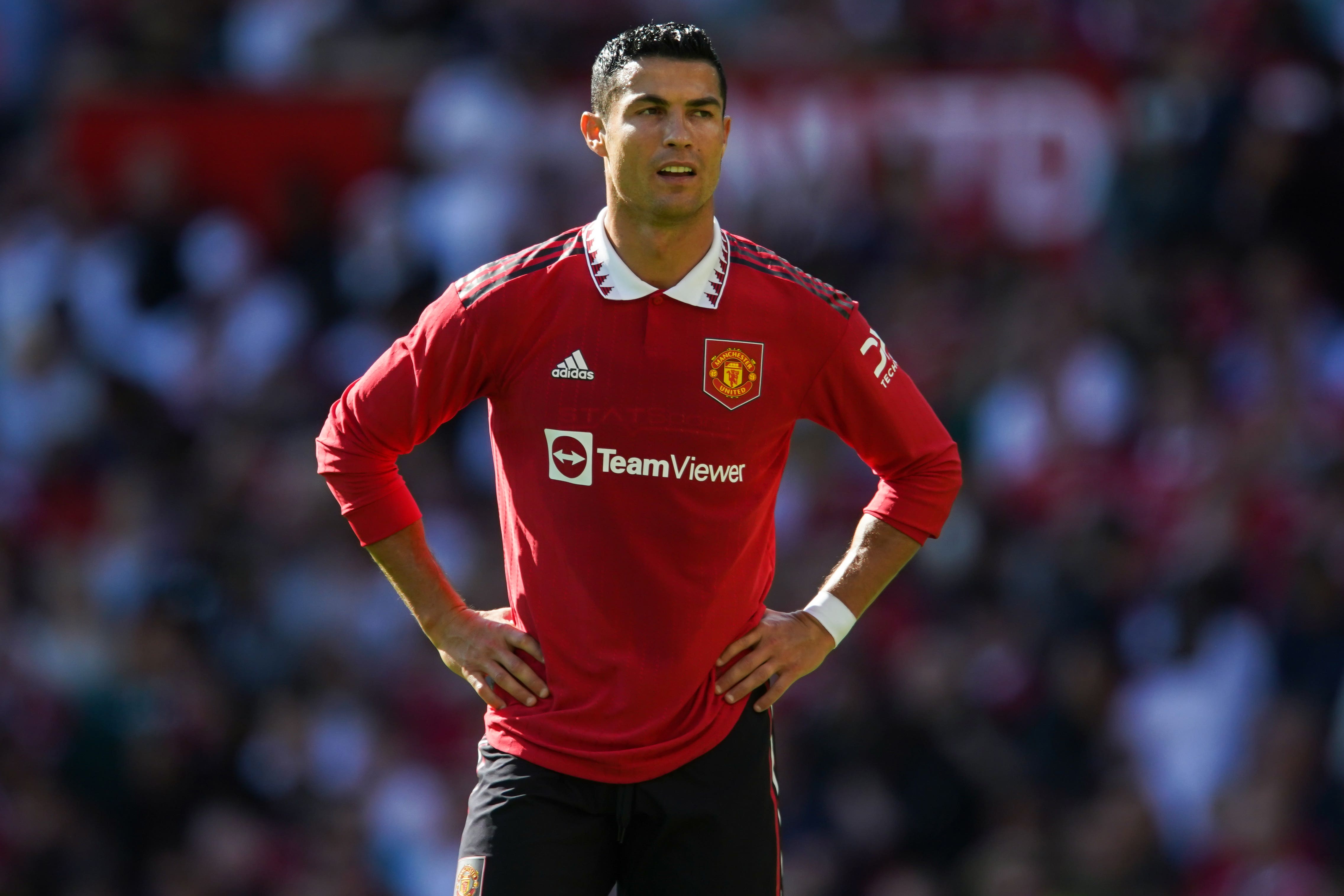 Cristiano Ronaldo’s exit had people talking (Dave Thompson/PA)