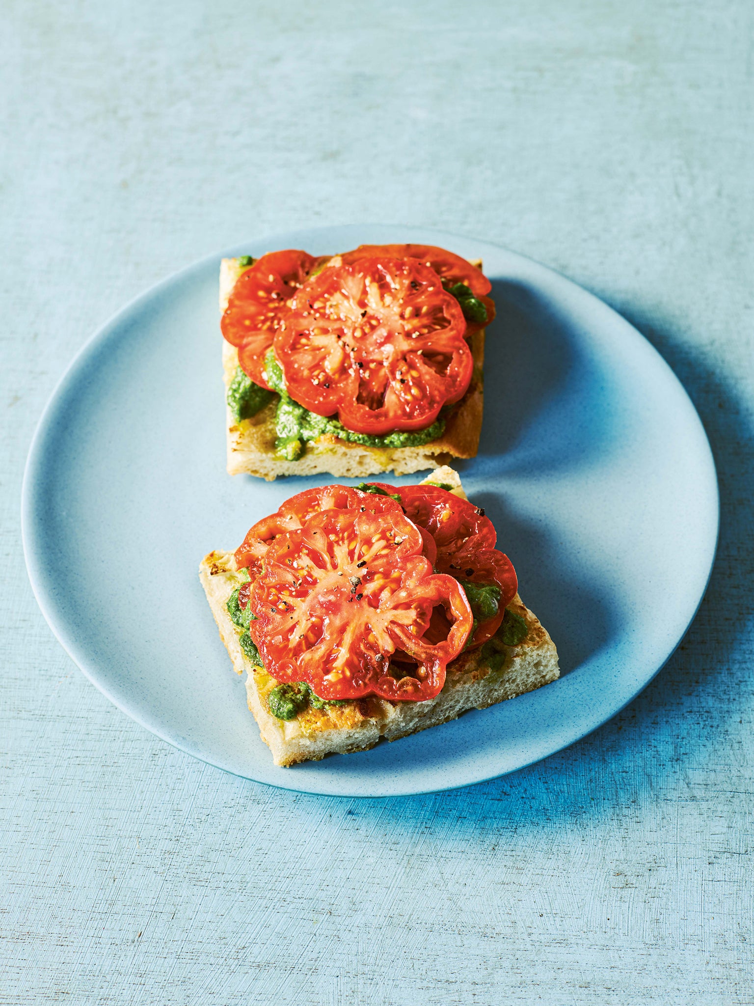 A twist on pesto using parsley, walnuts and cheddar