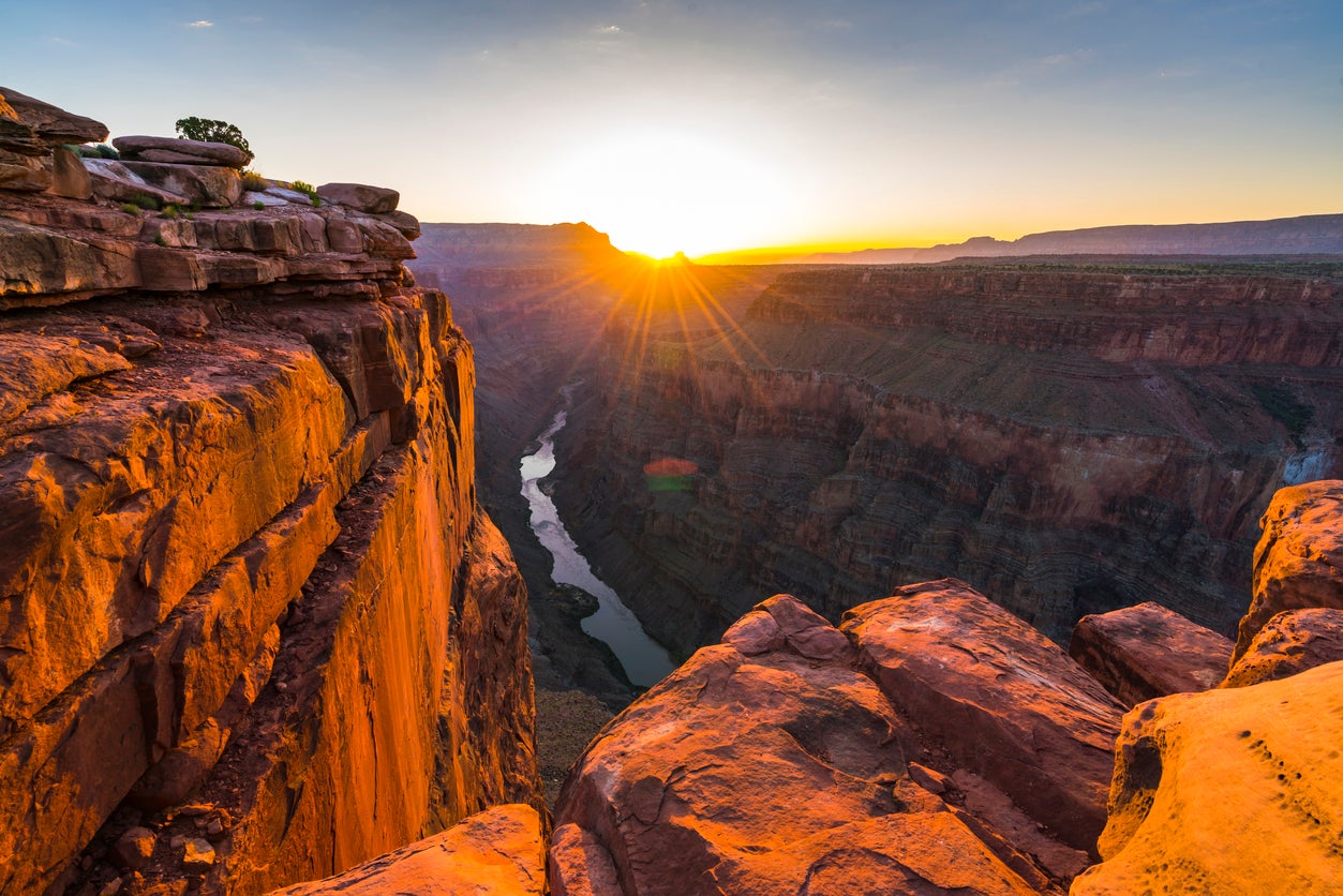 The trail lies close to the Grand Canyon’s North Rim