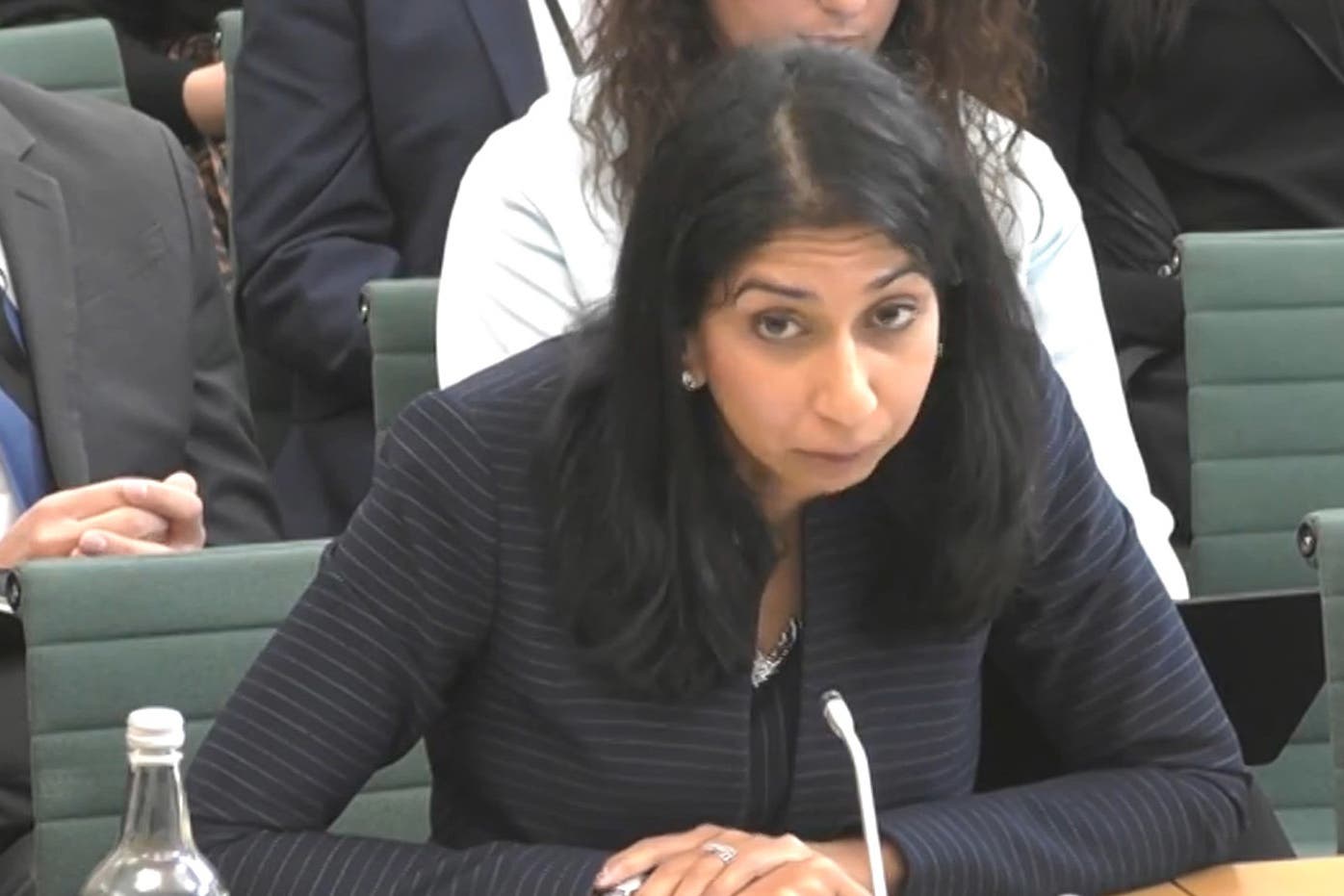 Home secretary Suella Braverman appearing before the Commons home affairs committee