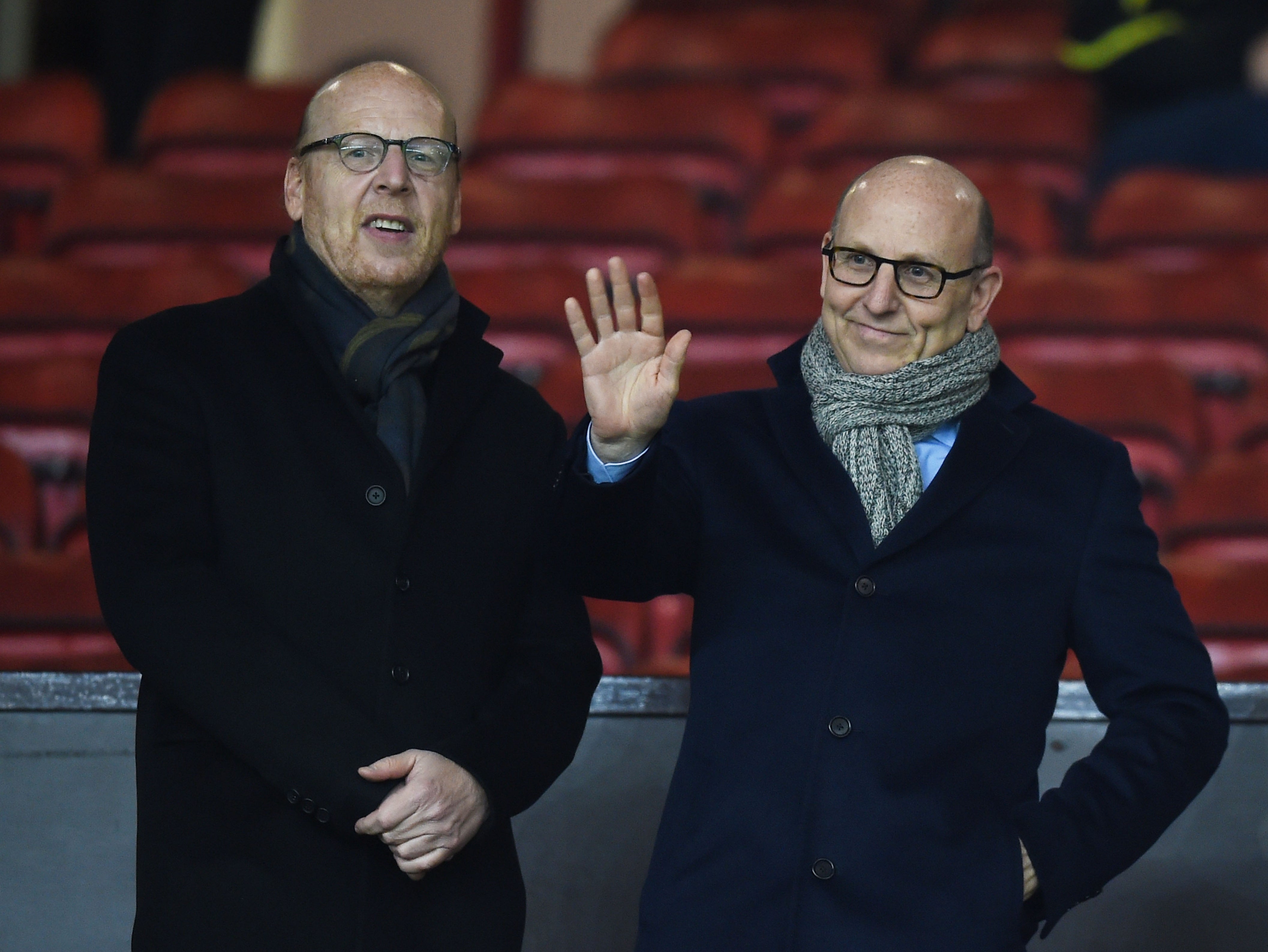 Avram (left) and Joel Glazer, co-chairmen of Manchester United