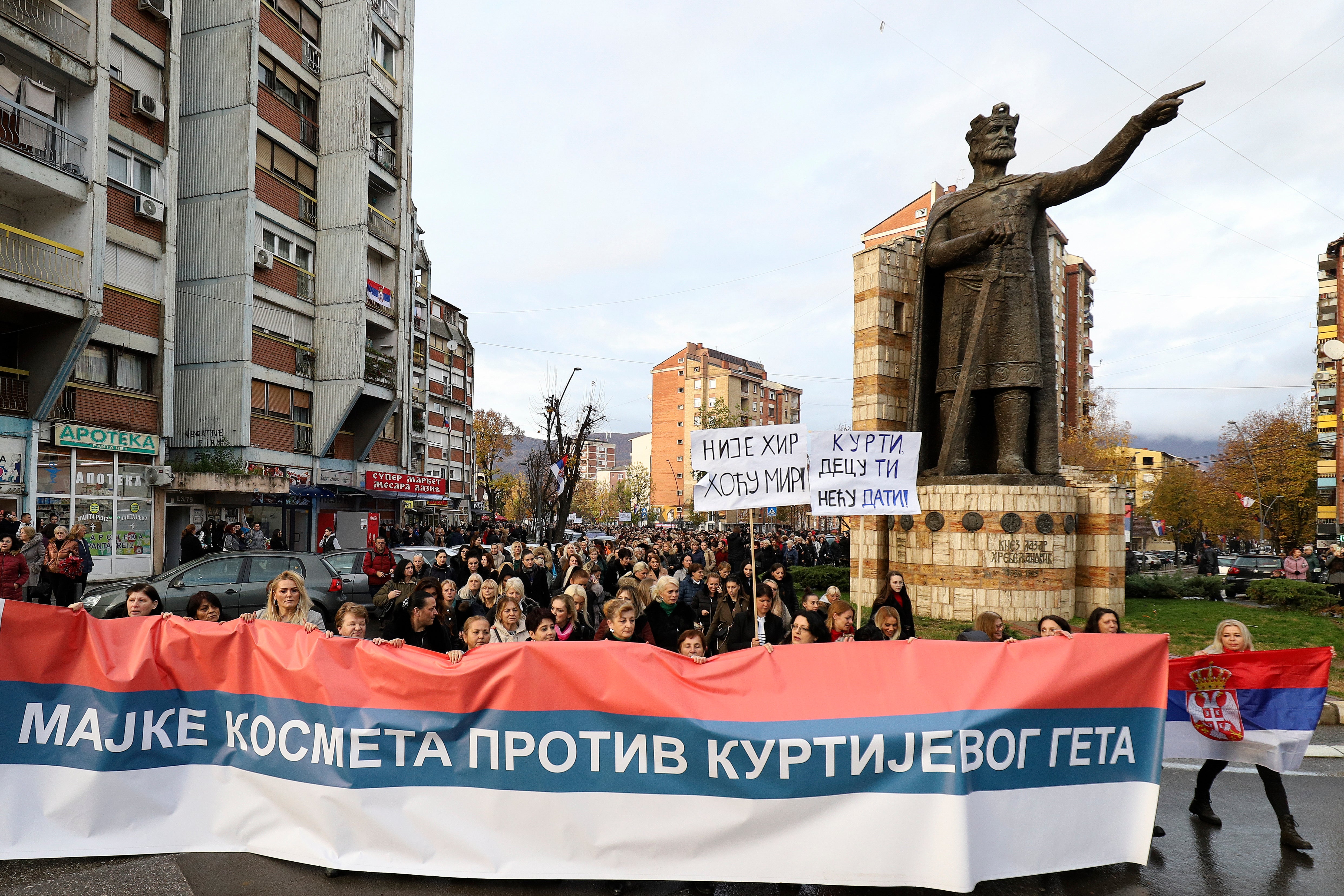 Kosovo Serbs Protest