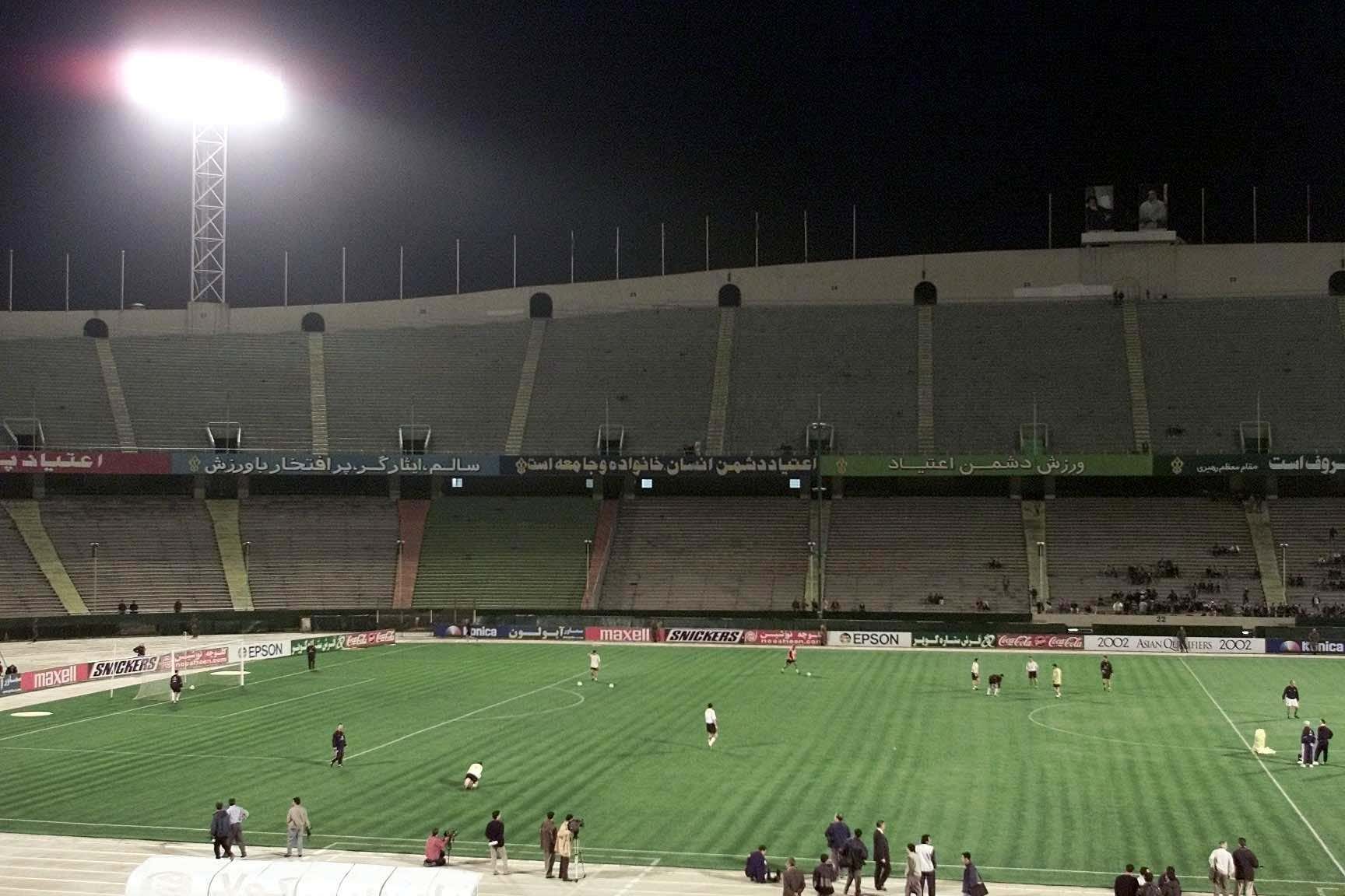 Wales played at Tehran’s Aryamehr Stadium in 1978. It is now known as the Azadi Stadium (Andrew Bud/PA)