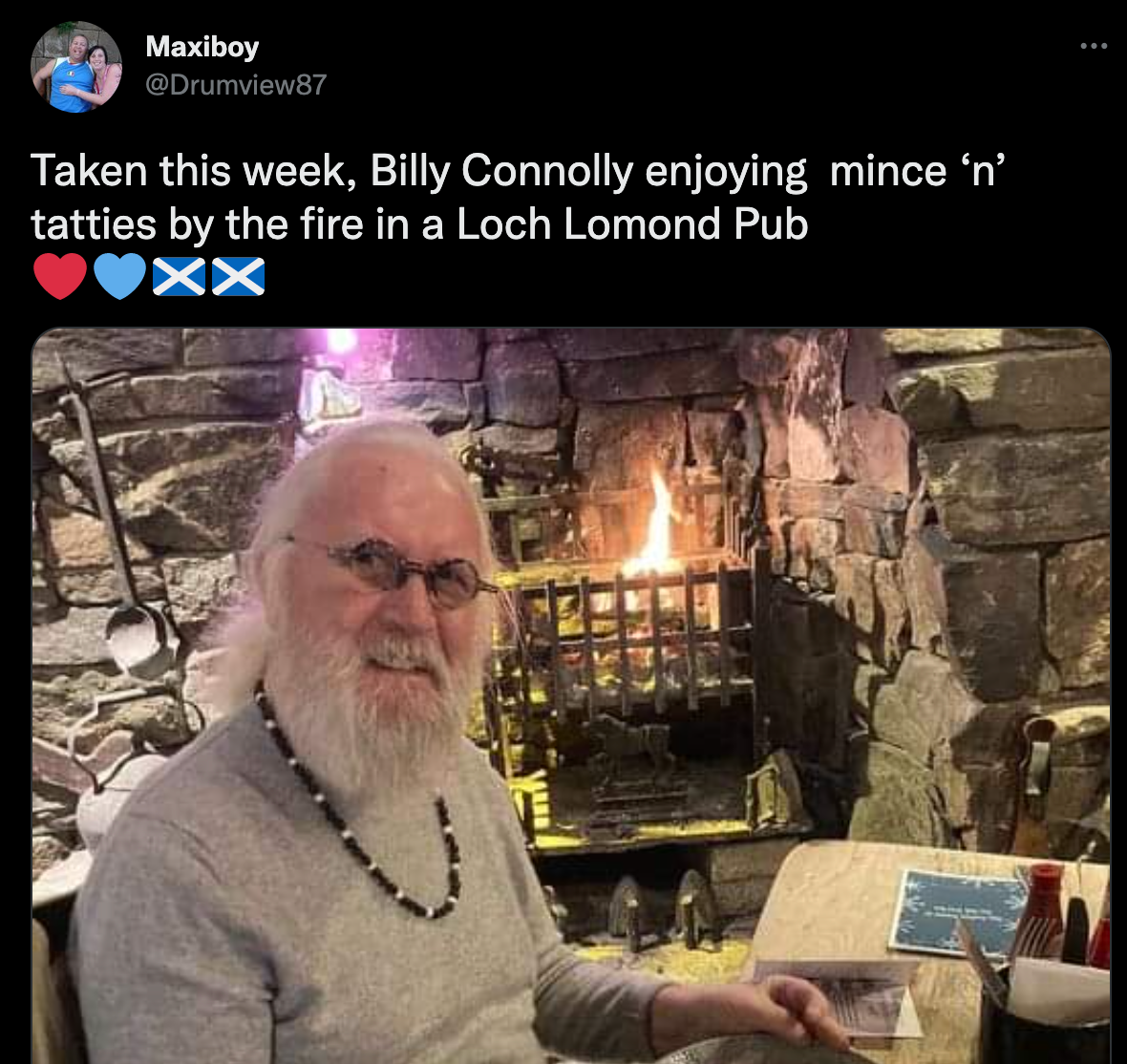 Billy Connolly days before his 80th birthday