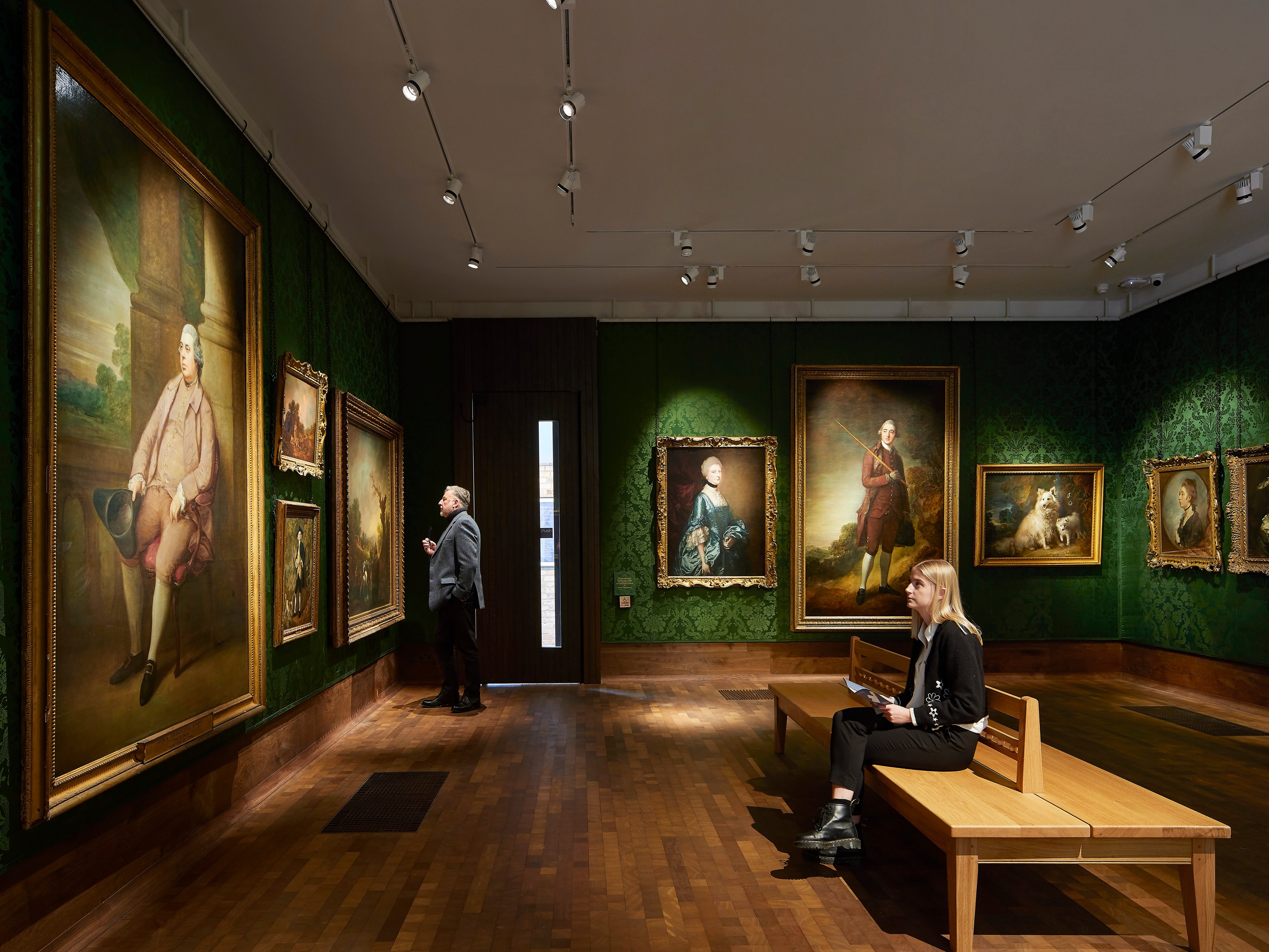 View of the new Gainsborough Gallery at Gainsborough’s House