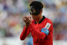 Why is Son Heung-min wearing a mask for South Korea at World Cup?