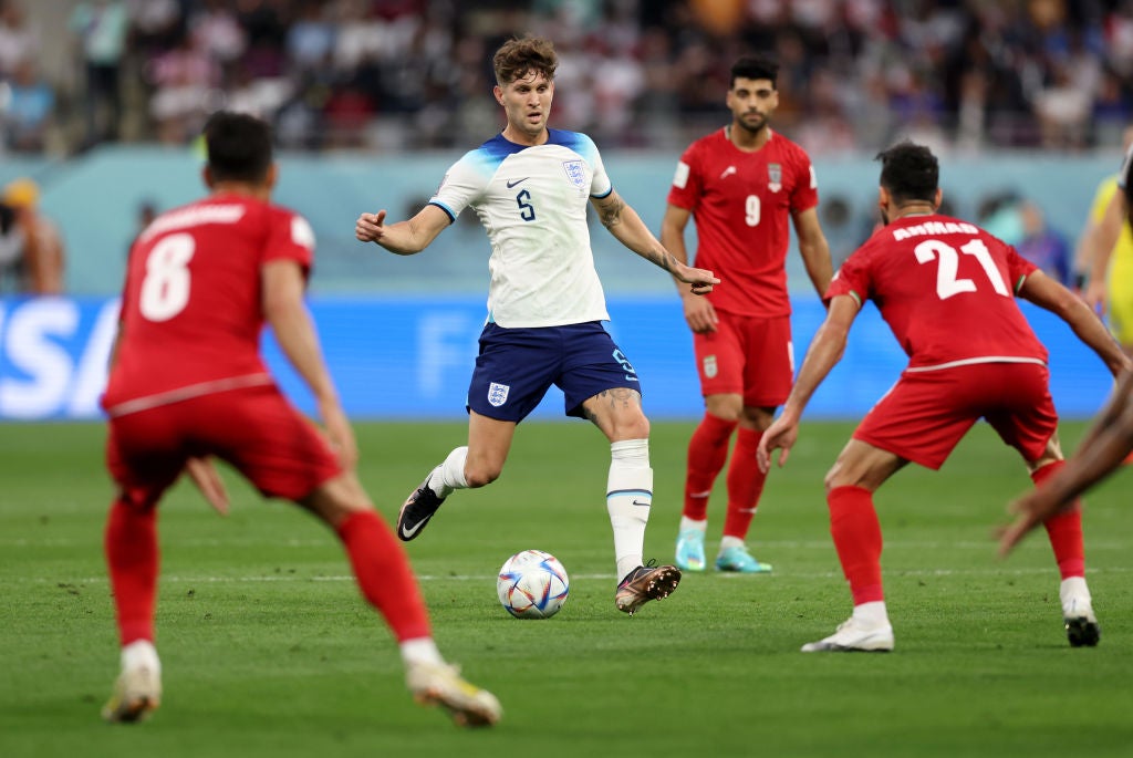 Stones was annoyed at the two goals England conceded against Iran