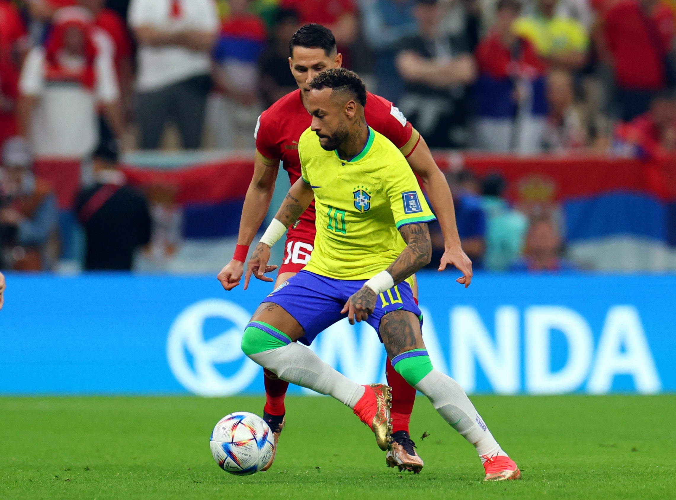 Neymar tried to take the game by the scruff of the neck, with mixed results