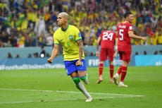 Brazil vs Serbia player ratings: Richarlison exceptional but Neymar fails to shine