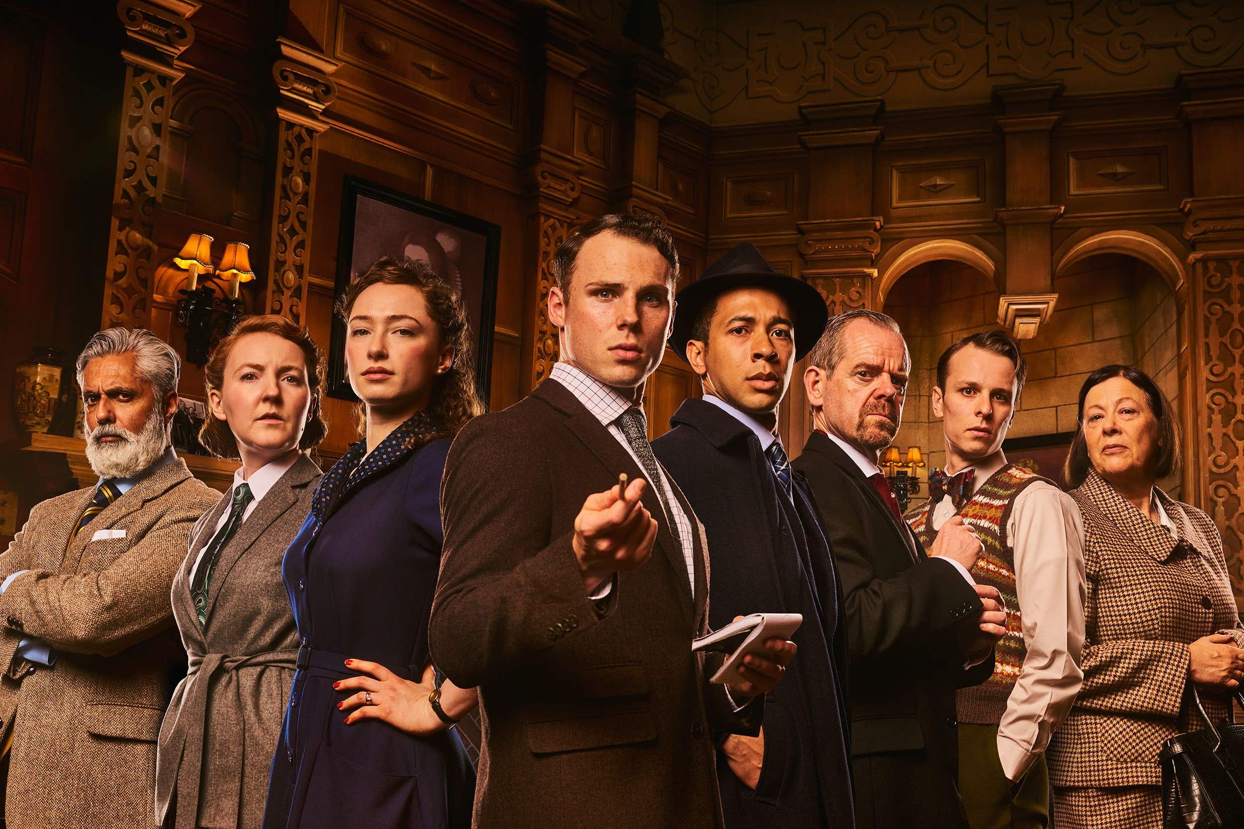 The Mousetrap London cast (Matt Crockett/PA)