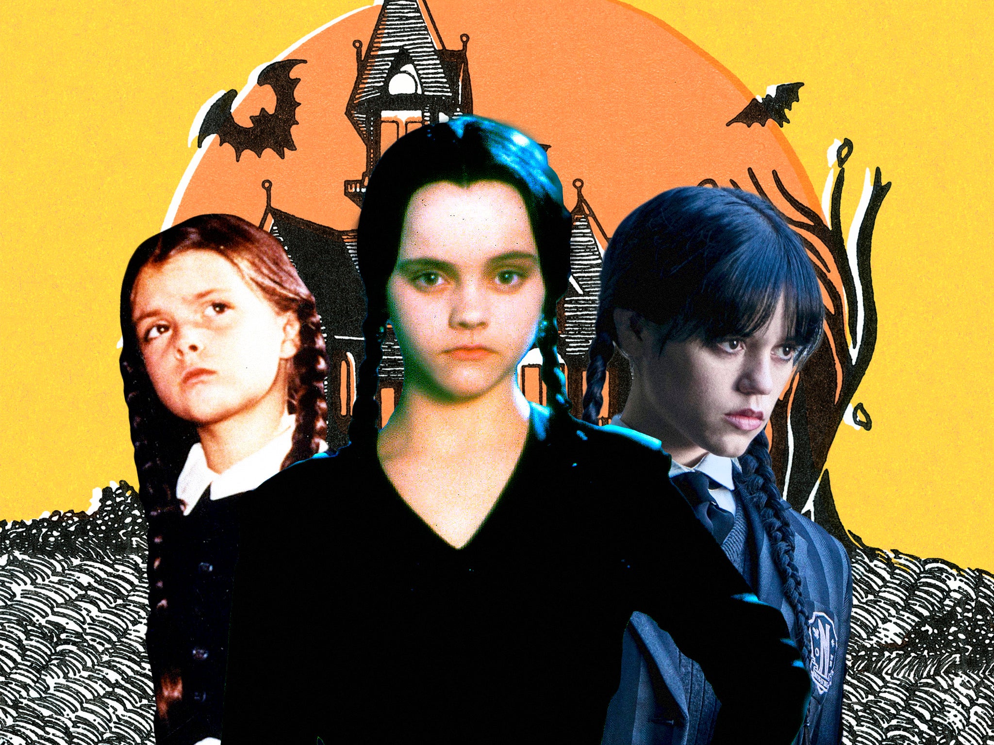 ‘A 50-year-old in a 10-year-old’s body who’s pissed at the world’: Lisa Loring, Christina Ricci and Jenna Ortega as different incarnations of Wednesday Addams