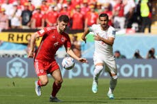 Wales vs Iran LIVE: World Cup 2022 latest score, goals and updates as Gareth Bale breaks record