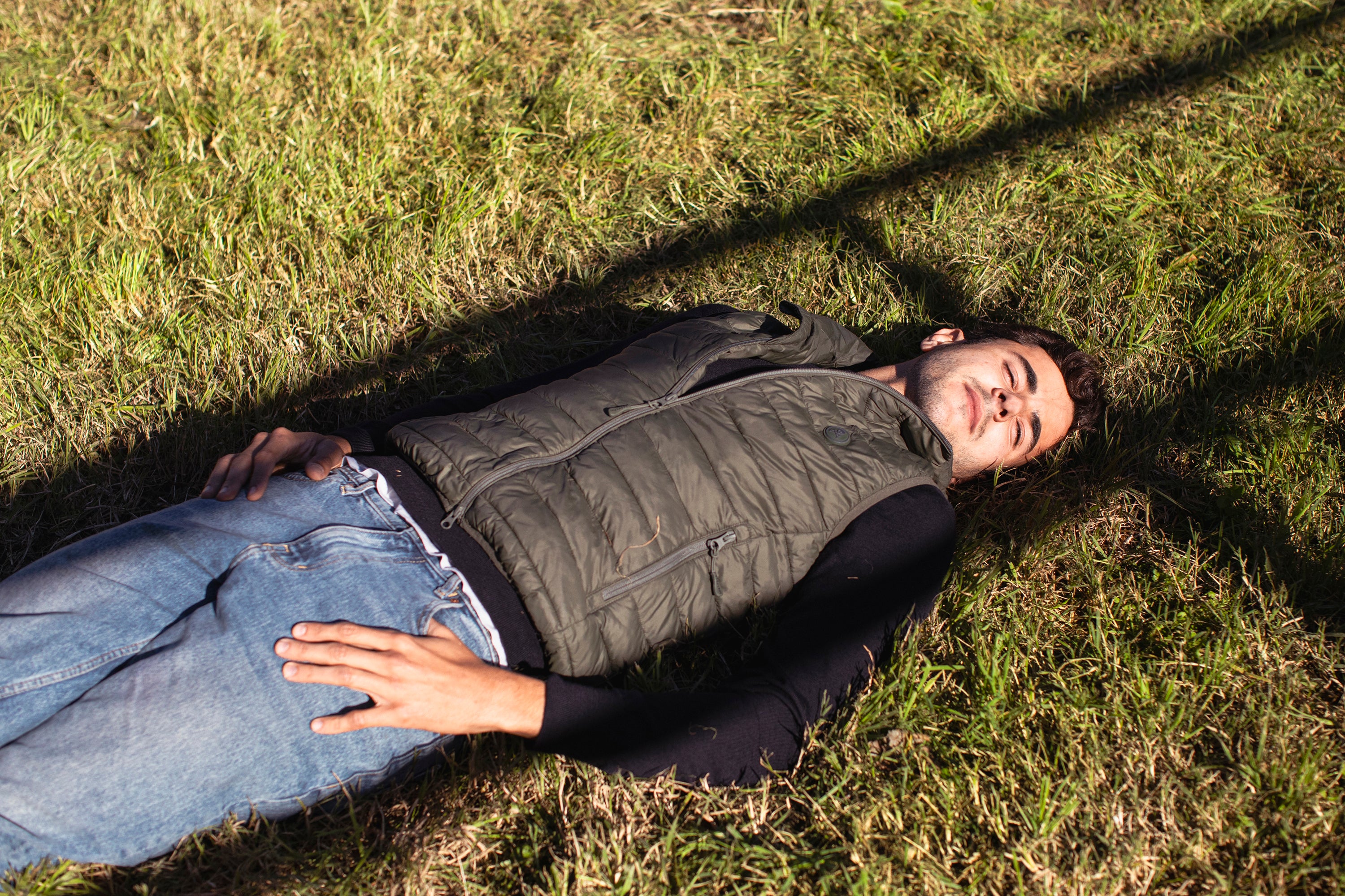 Pasquier, who performs under the name Carlos Olsina, rests after his contest