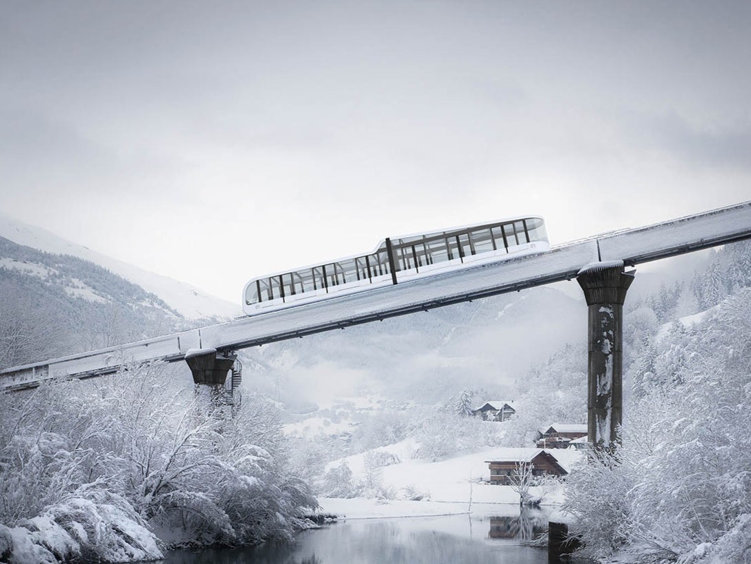 Les Arcs funicular