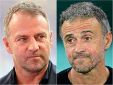 Hansi Flick and Luis Enrique at heart of battle of World Cup heavyweights