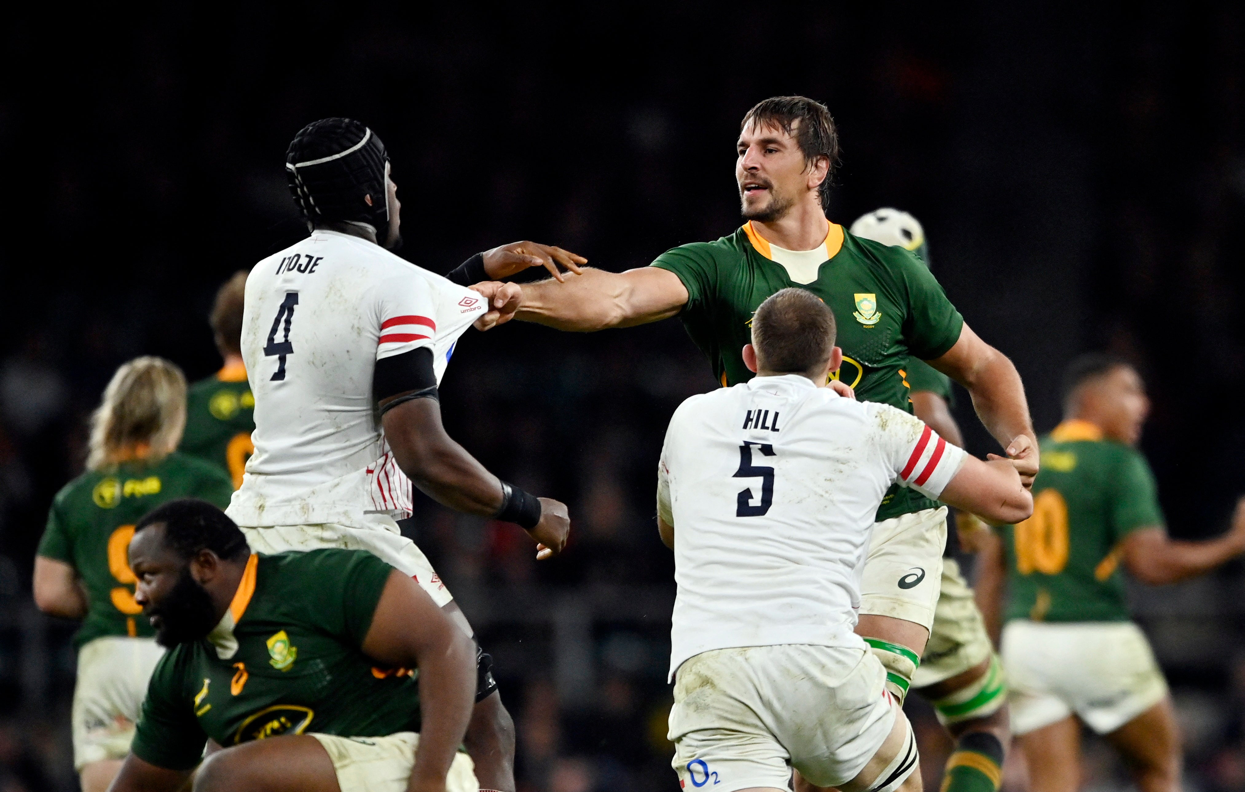 Eben Etzebeth and Maro Itoje are set to lock horns