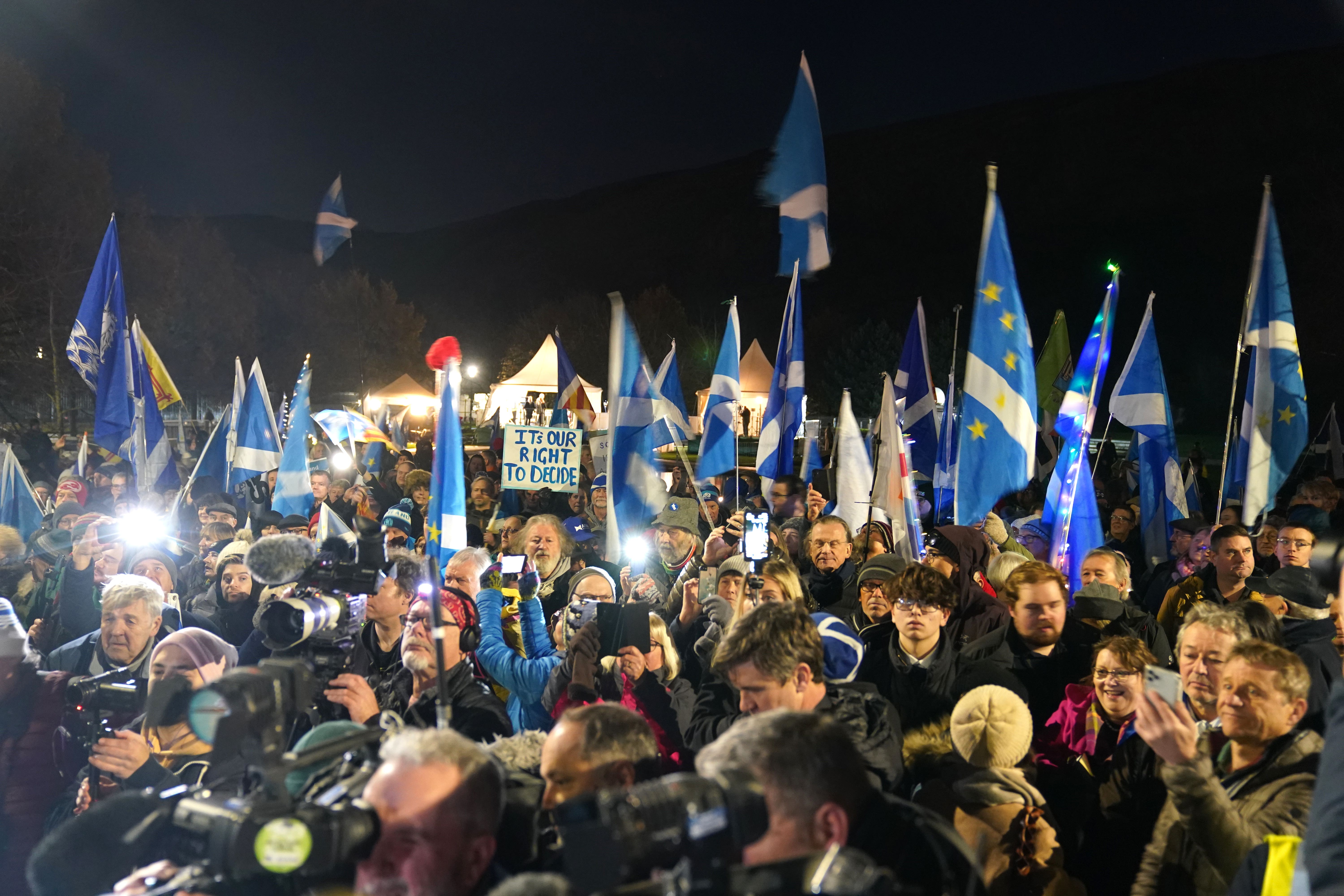 The Supreme Court said this week the Scottish Parliament cannot legislate for a referendum (Jane Barlow/PA)