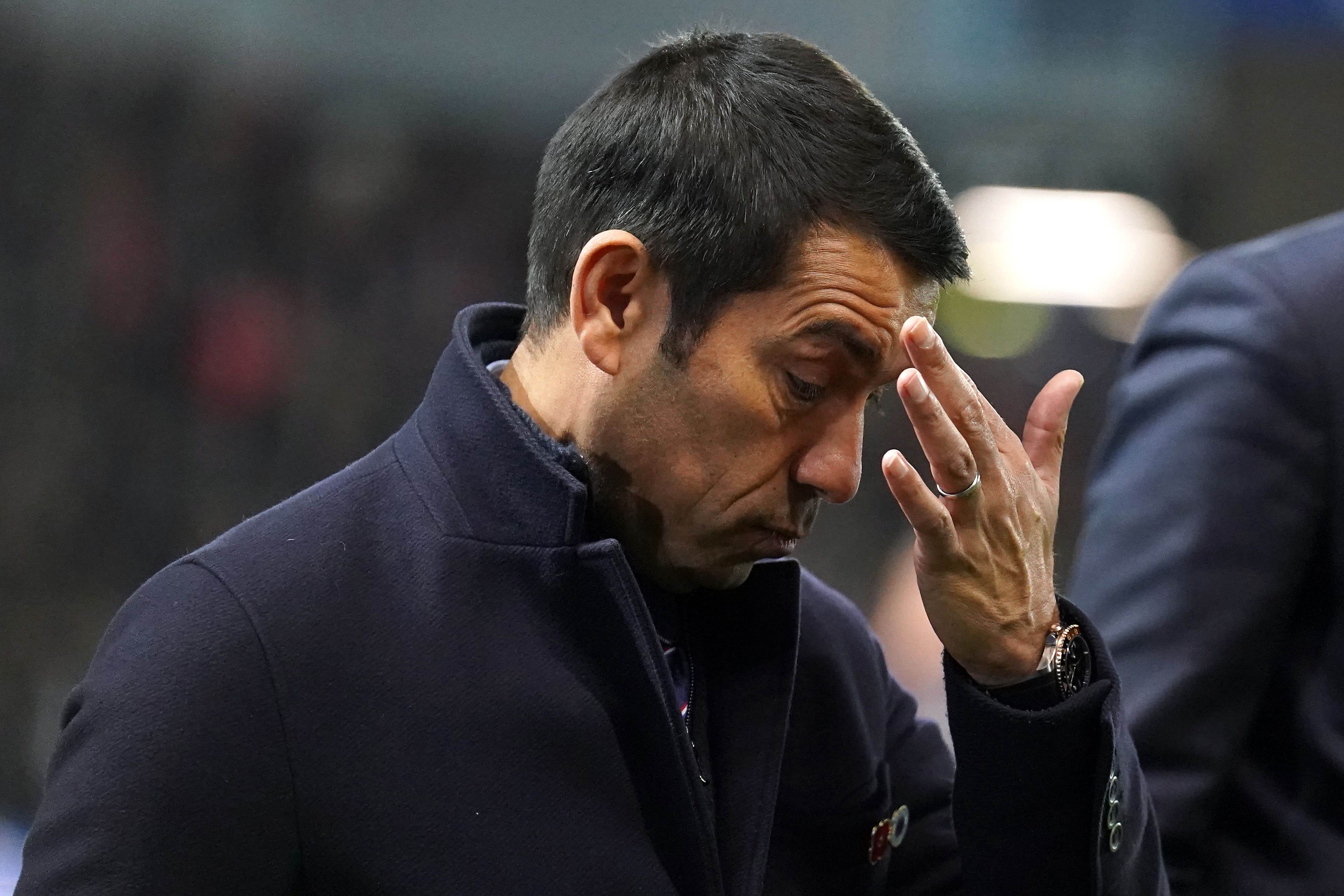 Giovanni van Bronckhorst admits results had been ‘unacceptable’ prior to his dismissal as Rangers manager (Andrew Milligan/PA Images).