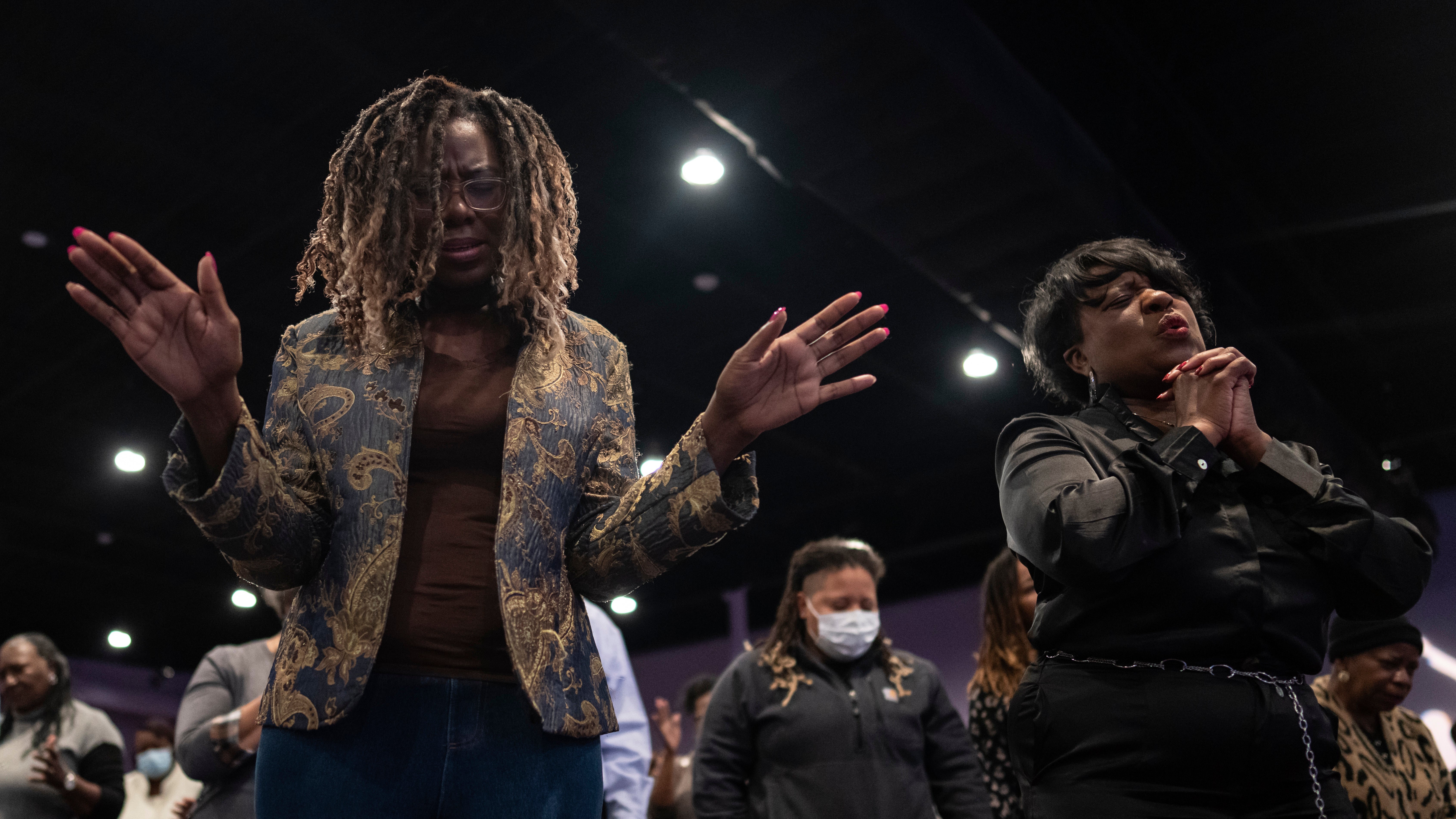 APTOPIX Walmart Mass Shooting Sunday Vigil