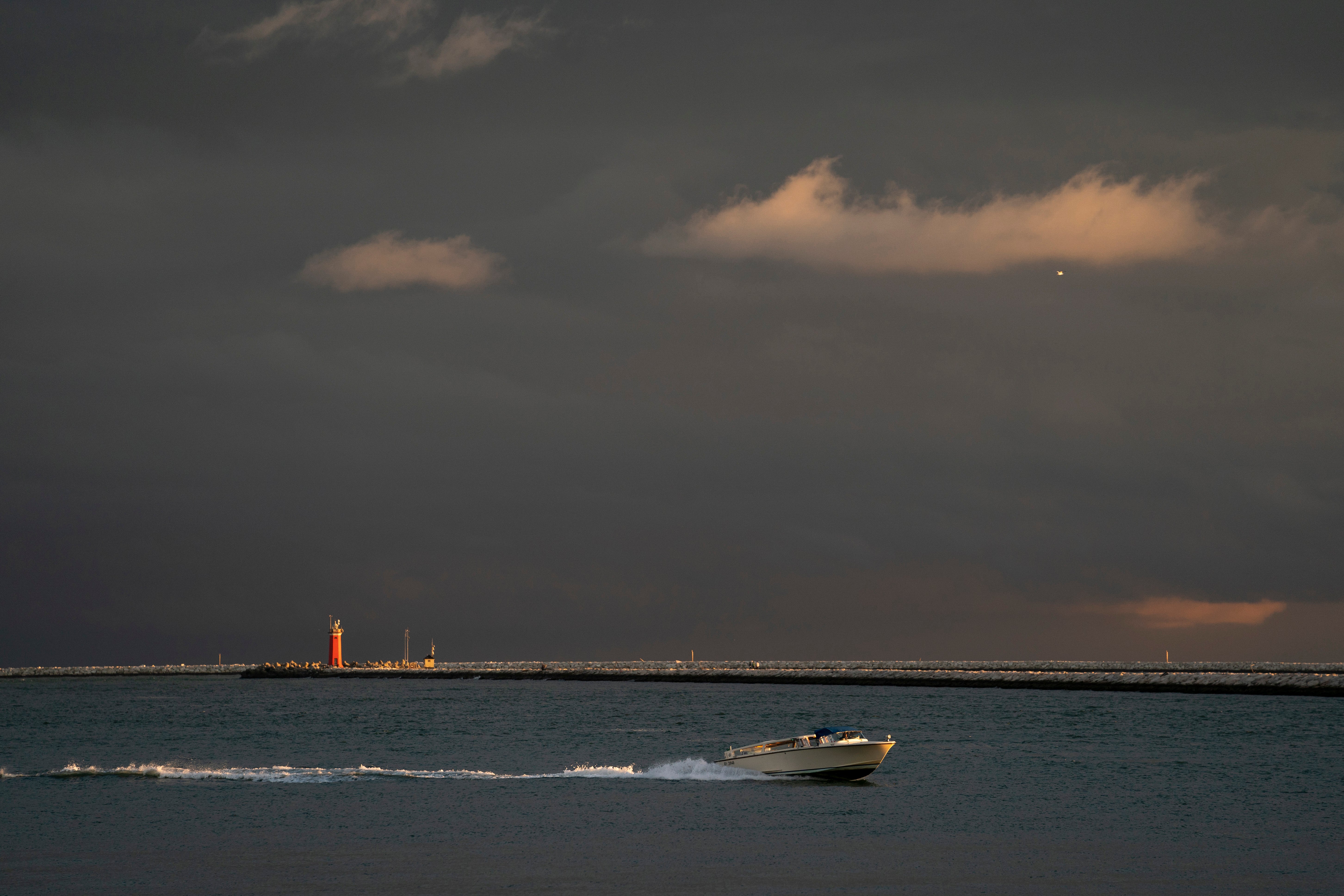 On calm days when the barriers are submerged, marine traffic can pass unimpeded