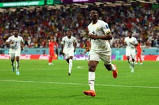 Ghana rally to come out on top in captivating World Cup clash against South Korea