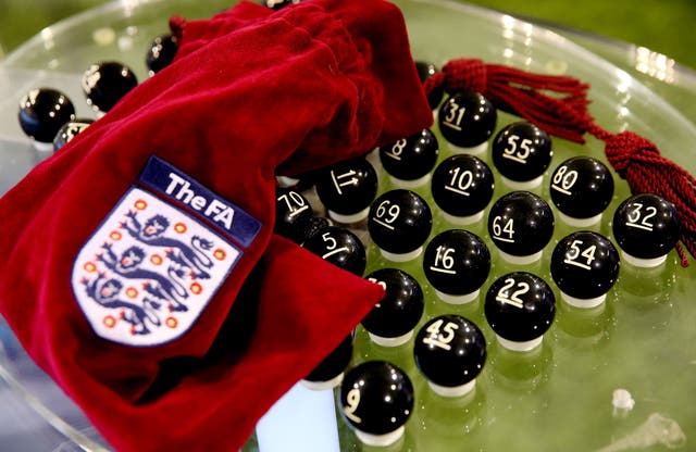 <p>The first-round draw sees League One and League Two sides enter the FA Cup</p>