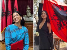 ‘Honoured’: Dua Lipa celebrates as she’s granted Albanian citizenship by country’s president