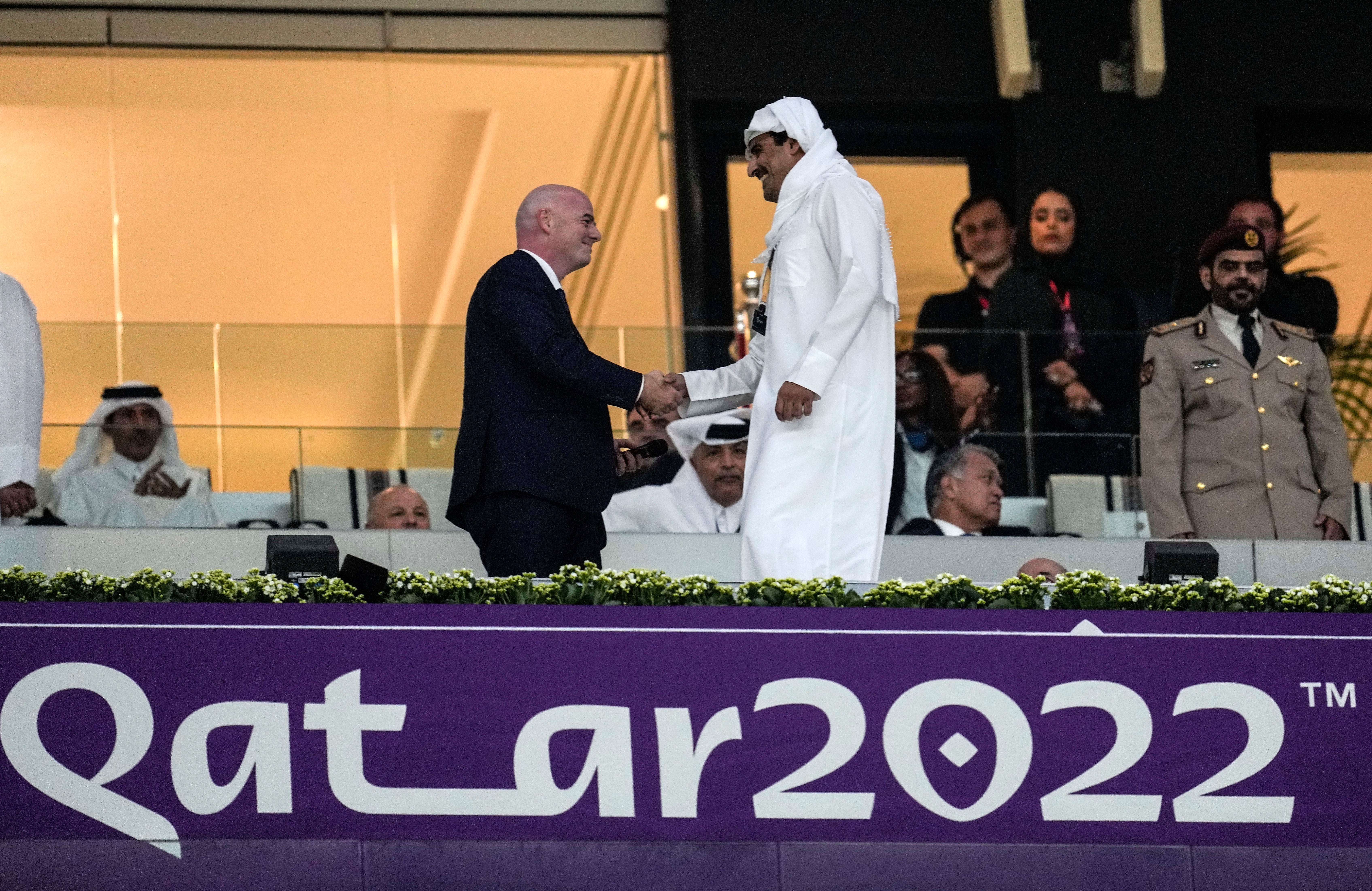 The Emir of Qatar is said to be a Manchester United supporter after studying in the UK in the 1990s