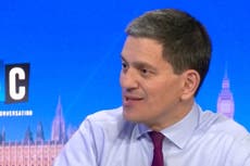 Rishi Sunak news – live: David Miliband hints at Commons return demanding EU ‘cooperation’