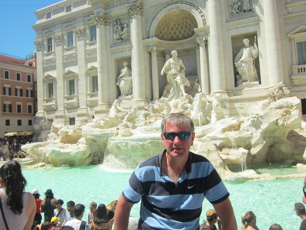 ‘Two coins in the fountain’ – Dougie Baird at the Trevi in Rome