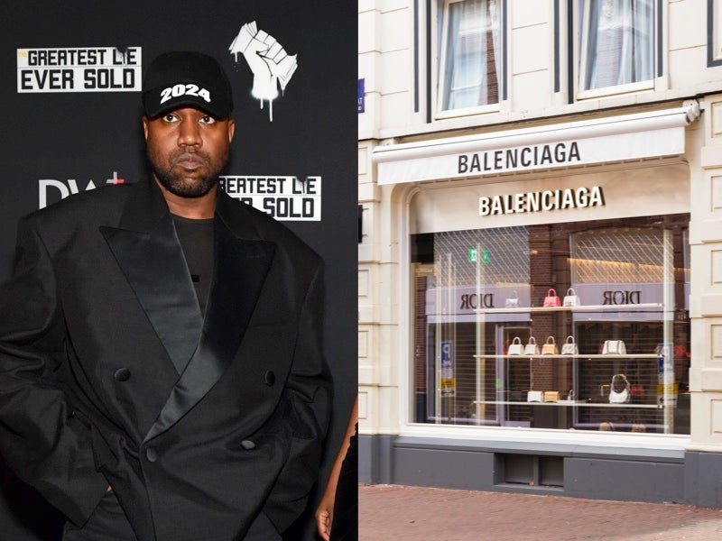 Kanye West covers Balenciaga logo on his $1,000 rain boots with ‘YE24’ sticker 