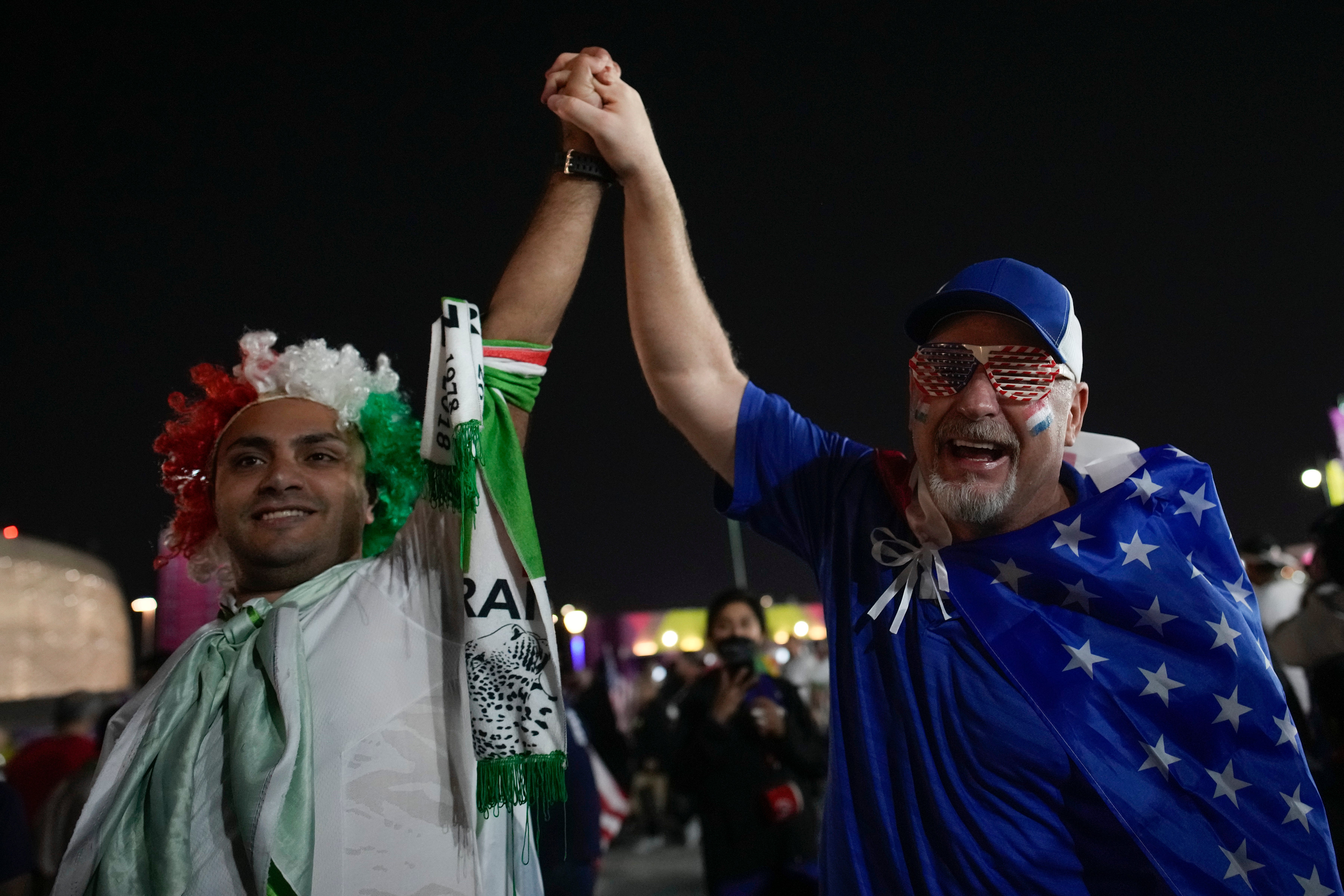 US, Iran fans mingle in Qatar ahead World Cup clash