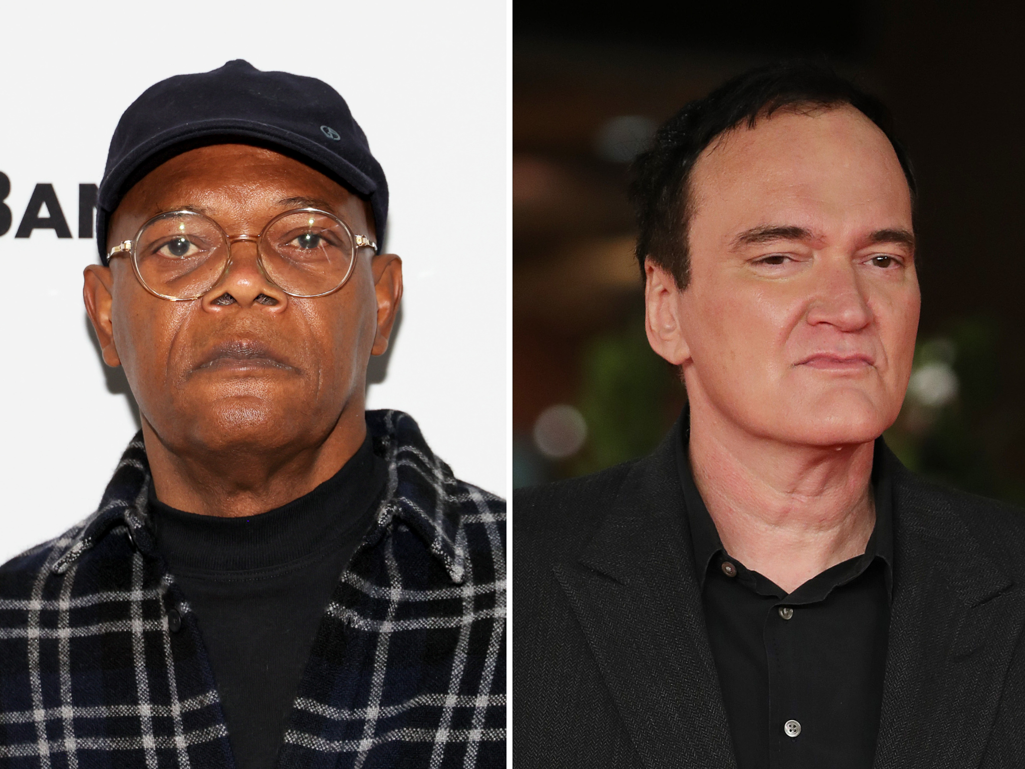 Samuel L Jackson and Quentin Tarantino