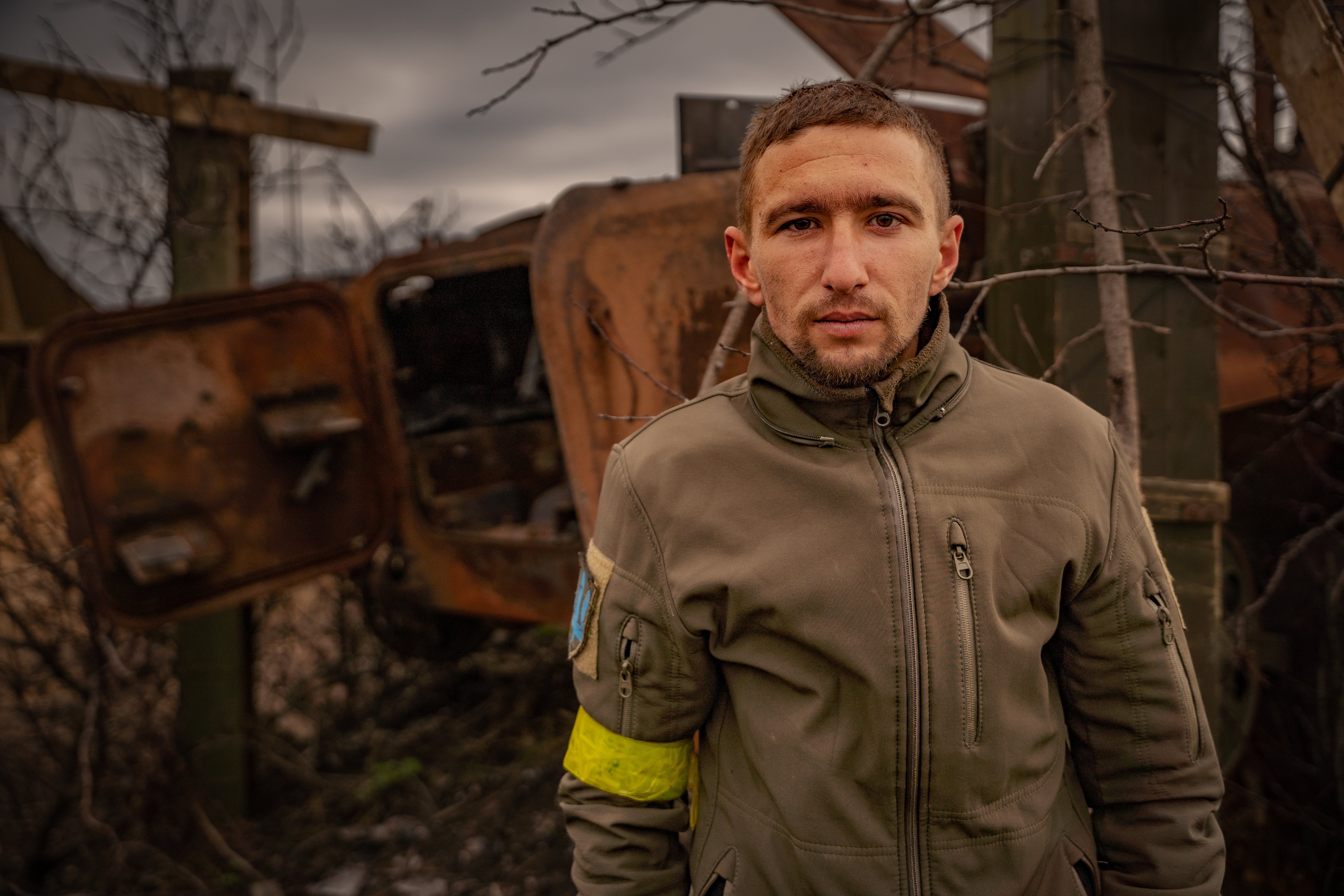 Dima nearly died working as a partisan in a wood outside Izyum