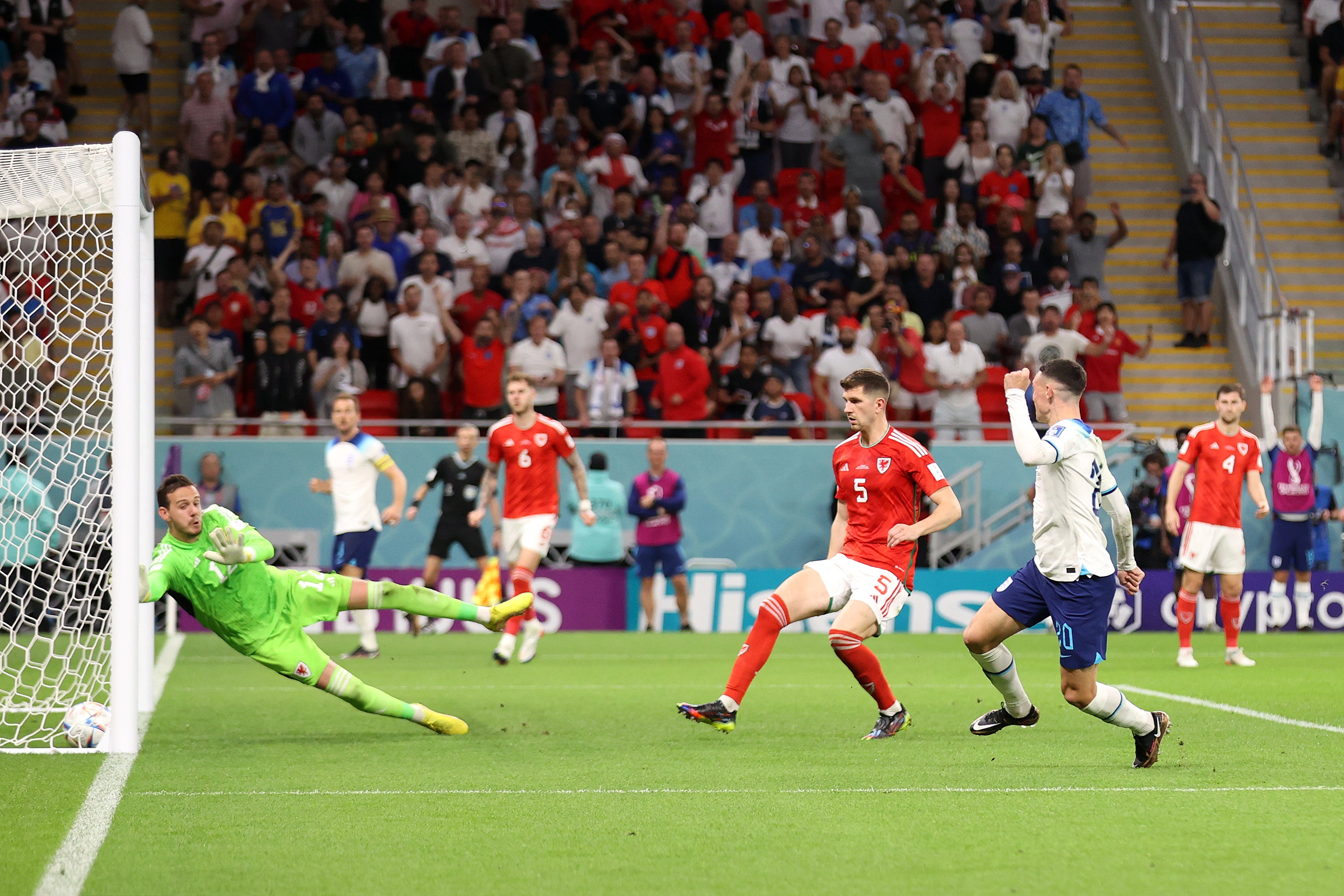 Foden scores England’s second goal