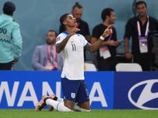 Marcus Rashford reveals emotional meaning behind England goal celebration