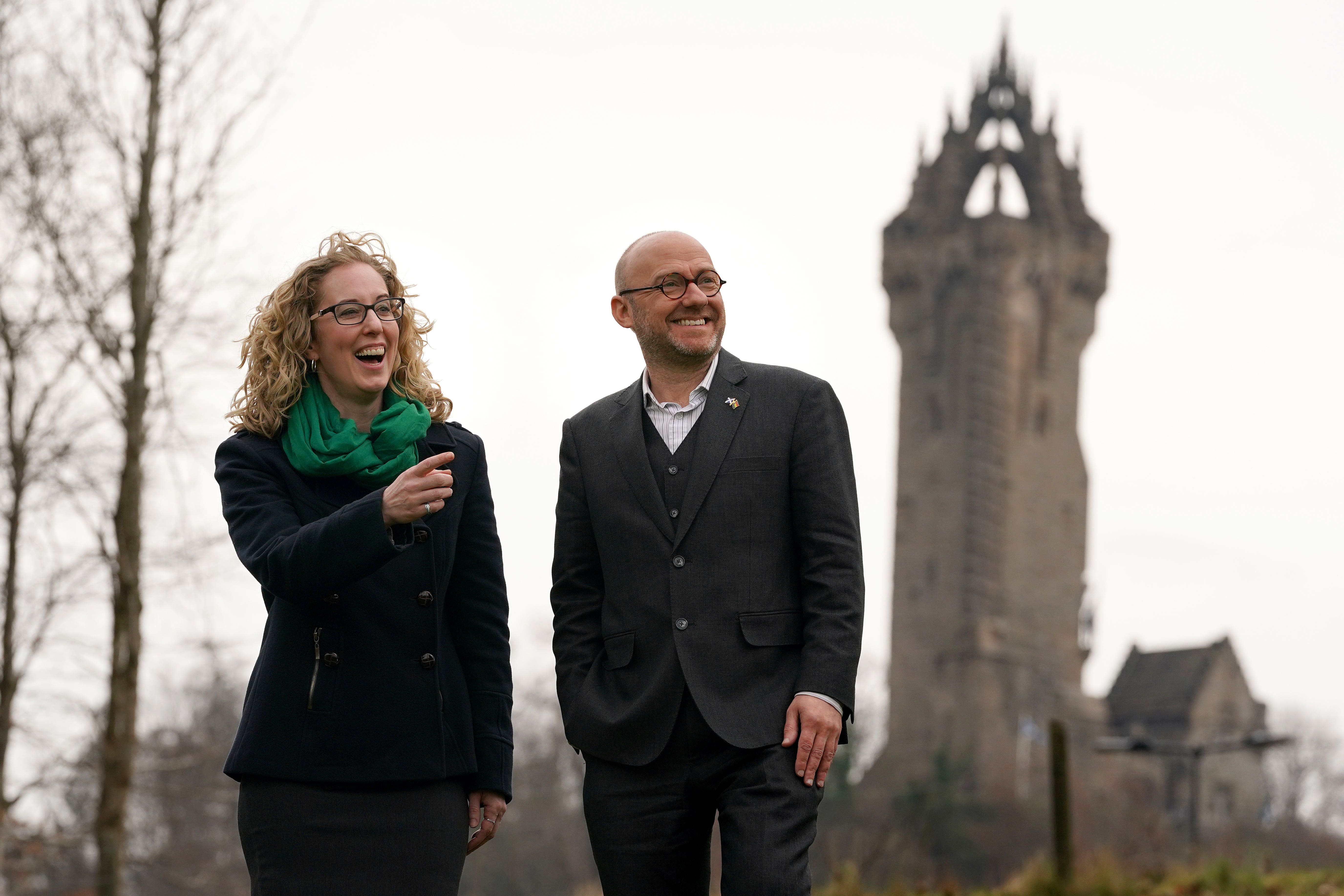 The Green leaders both serve as ministers in the Scottish Government (Andrew Milligan/PA)