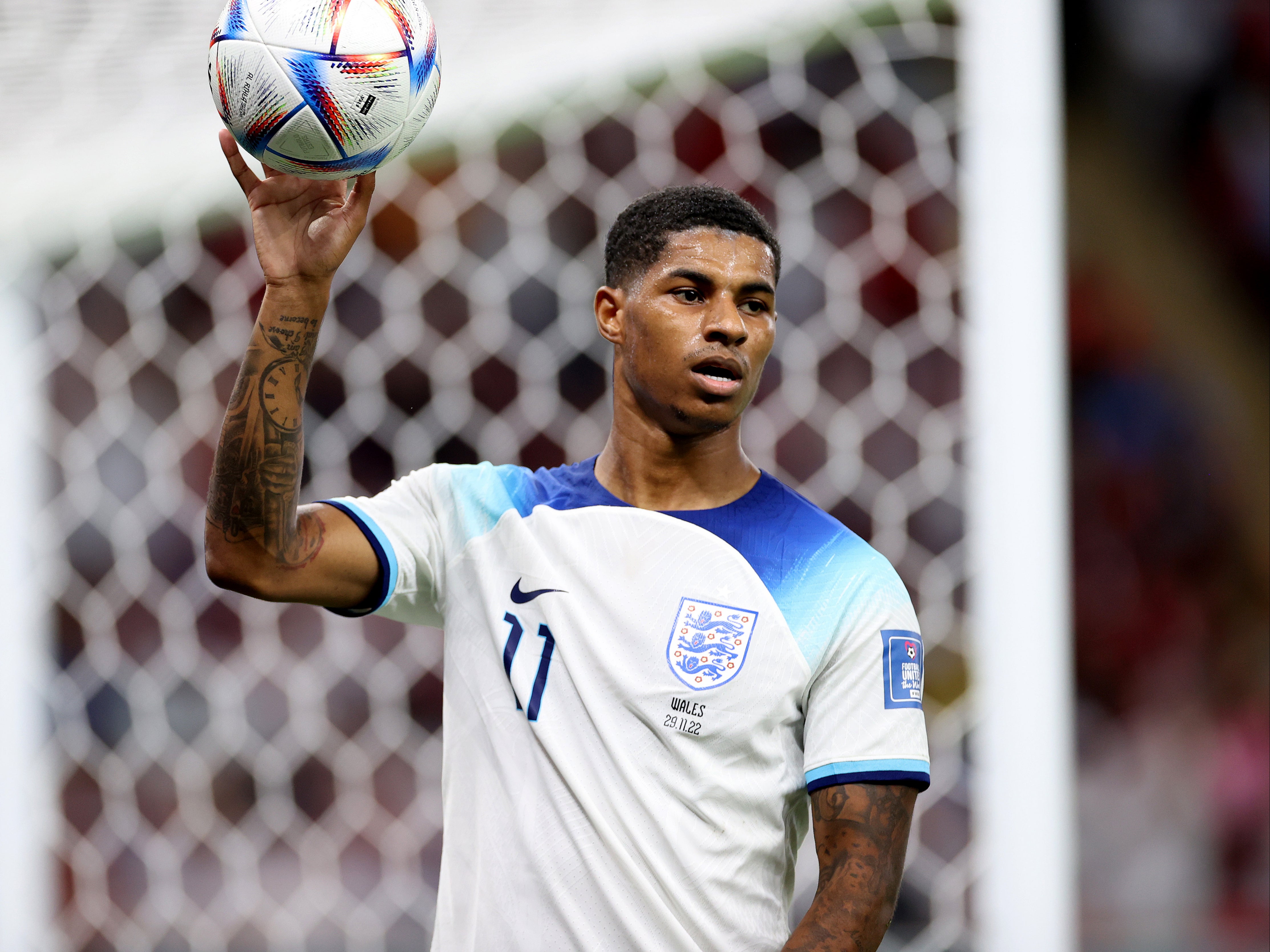 Rashford scored a brace in England’s victory over Wales